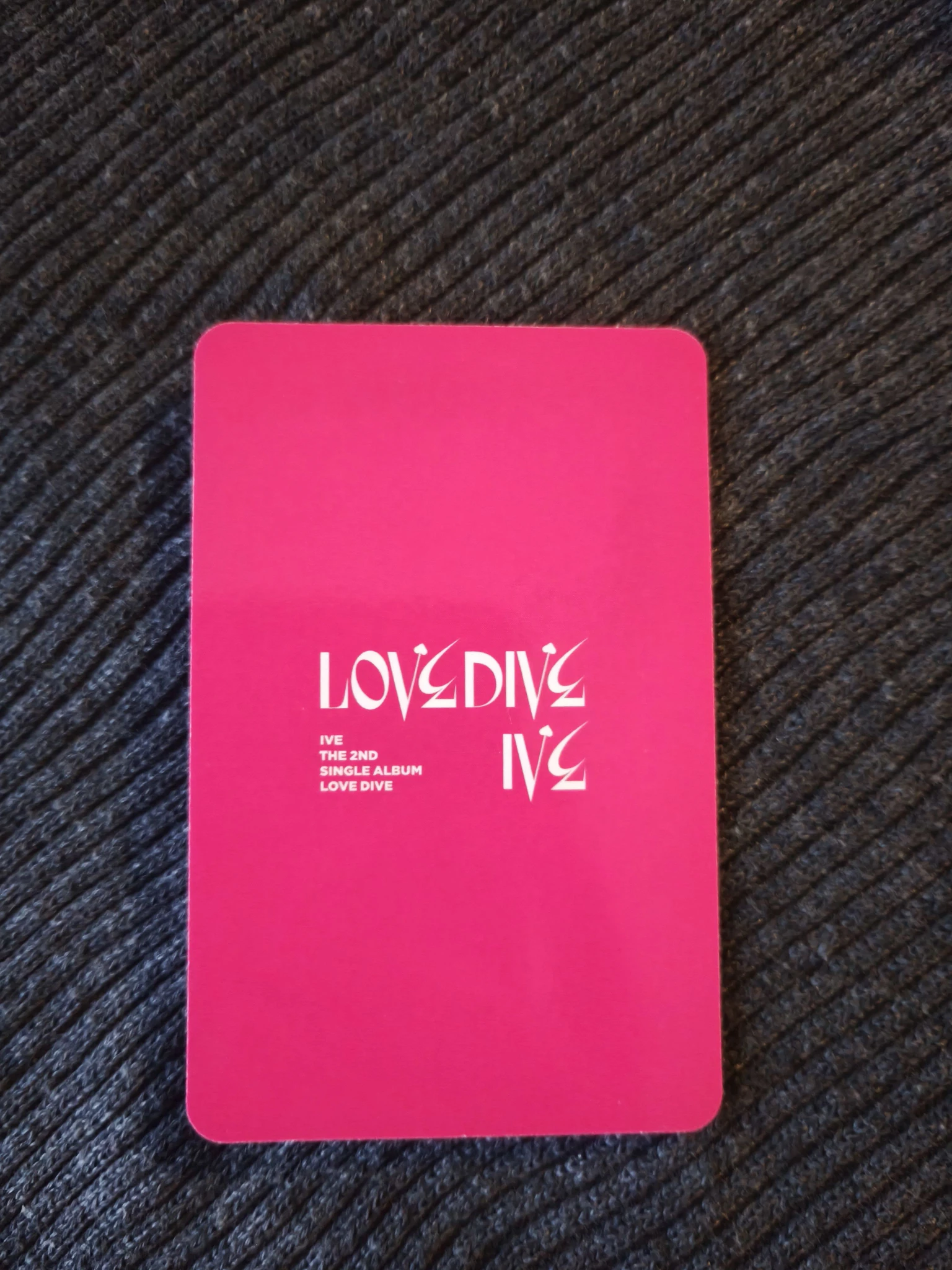 IVE Yujin IVE - Yujin - LOVE DIVE Album album photocard ver. 3 listing photo 2