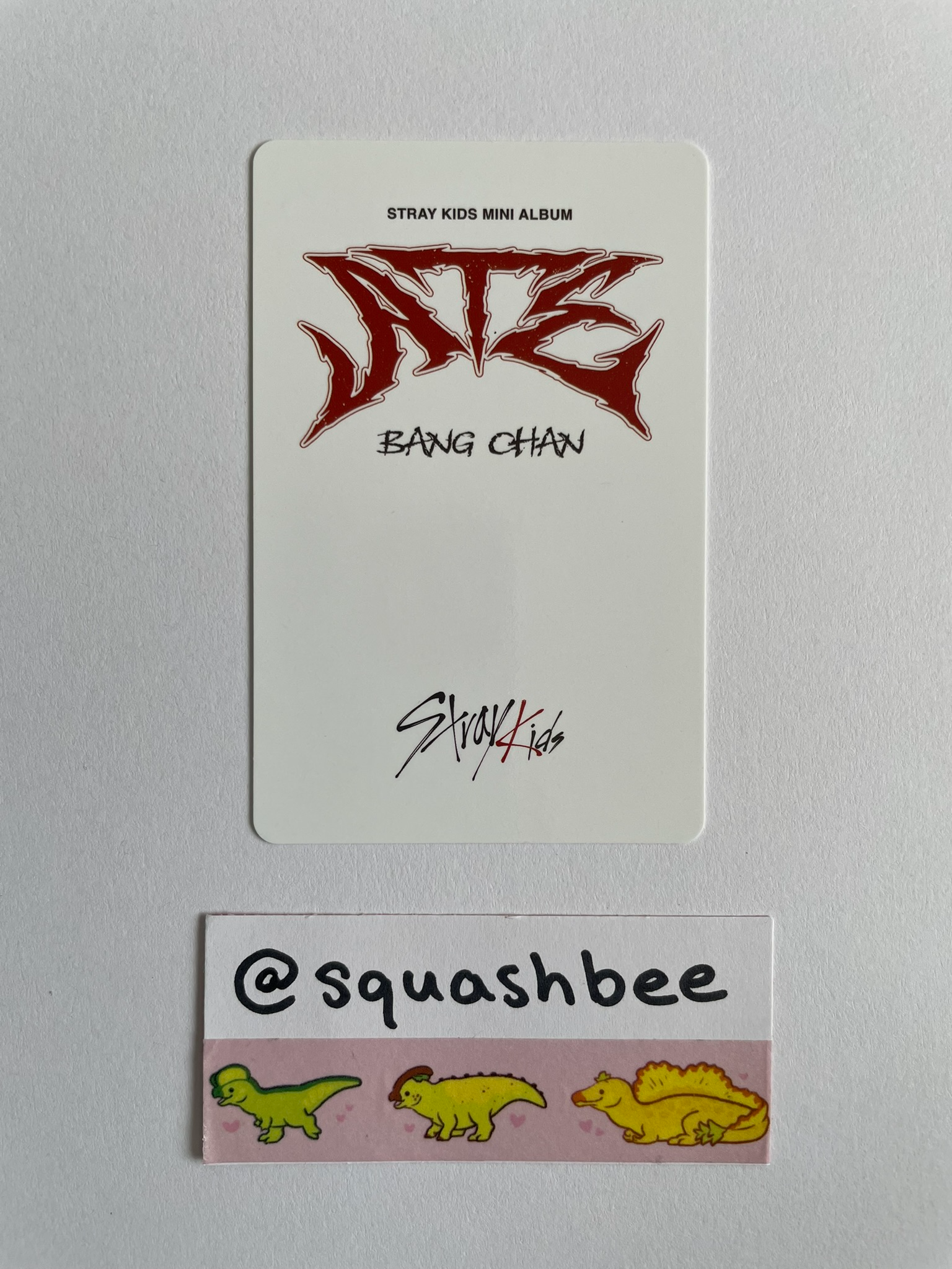 Stray Kids Bang Chan Stray Kids - Bang Chan - ATE Album album photocard nemo version B version listing photo 2