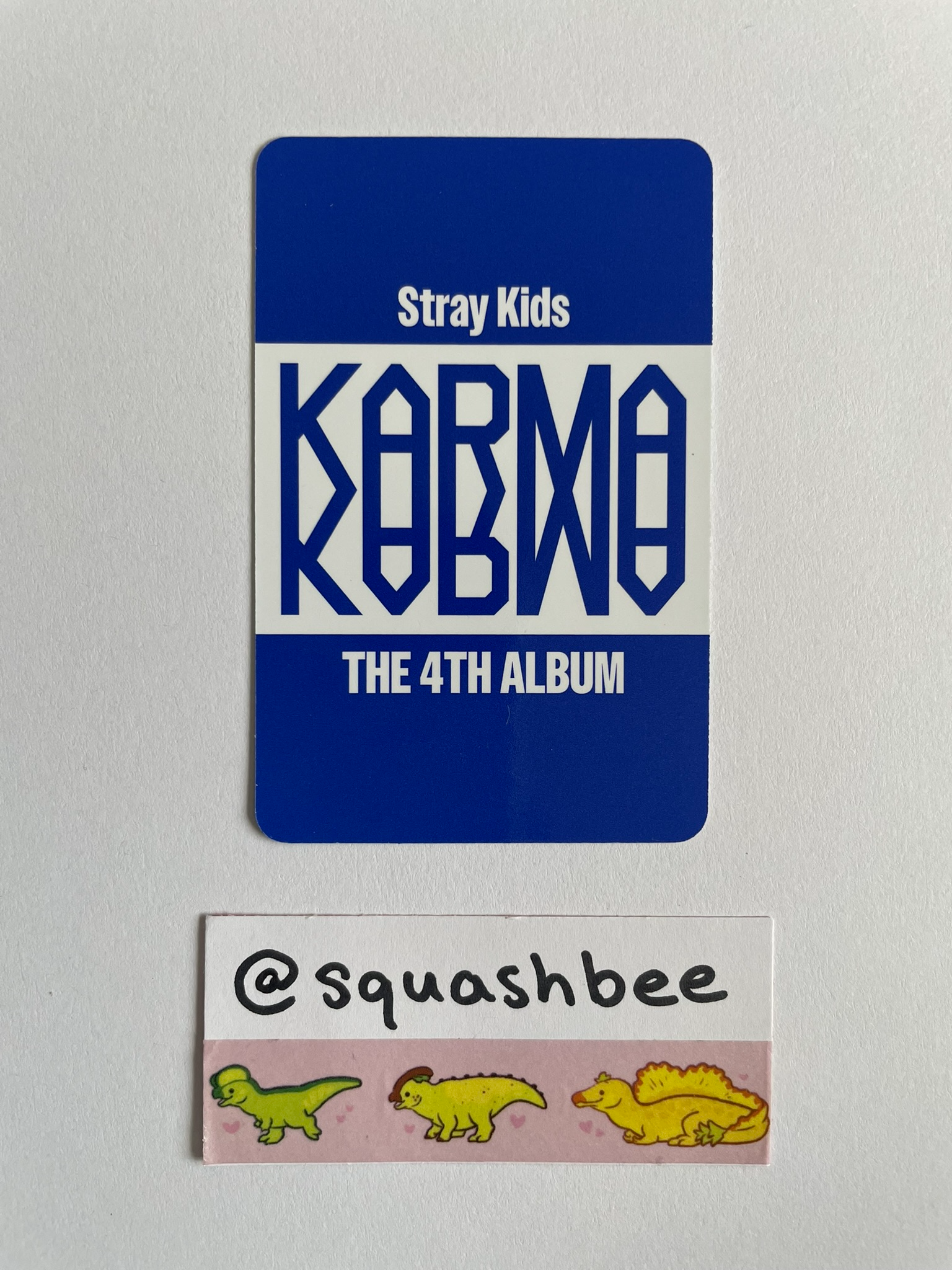 Stray Kids Bang Chan Stray Kids - Bang Chan - KARMA Album album photocard accordion version listing photo 2
