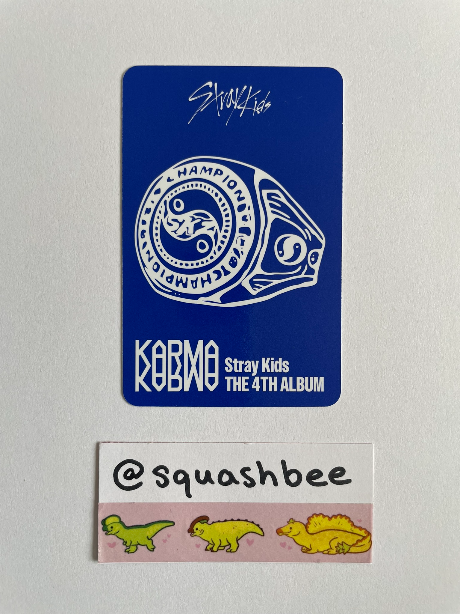 Stray Kids Bang Chan Stray Kids - Bang Chan - KARMA Album album photocard accordion version first press only listing photo 2