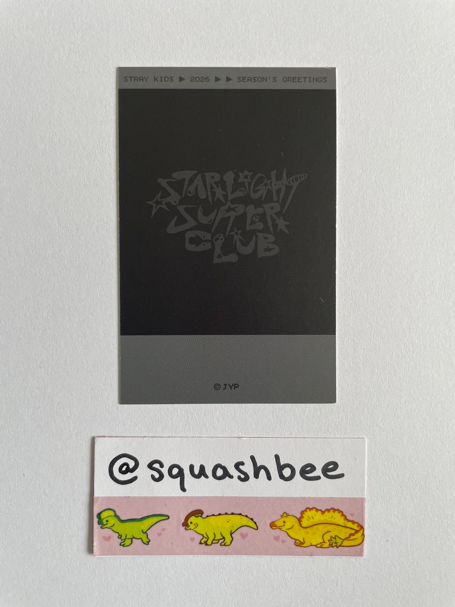 Stray Kids I.N Stray Kids - I.N - 2026 Season's Greetings - Starlight Supper Club Other polaroid polaroid set listing photo 2