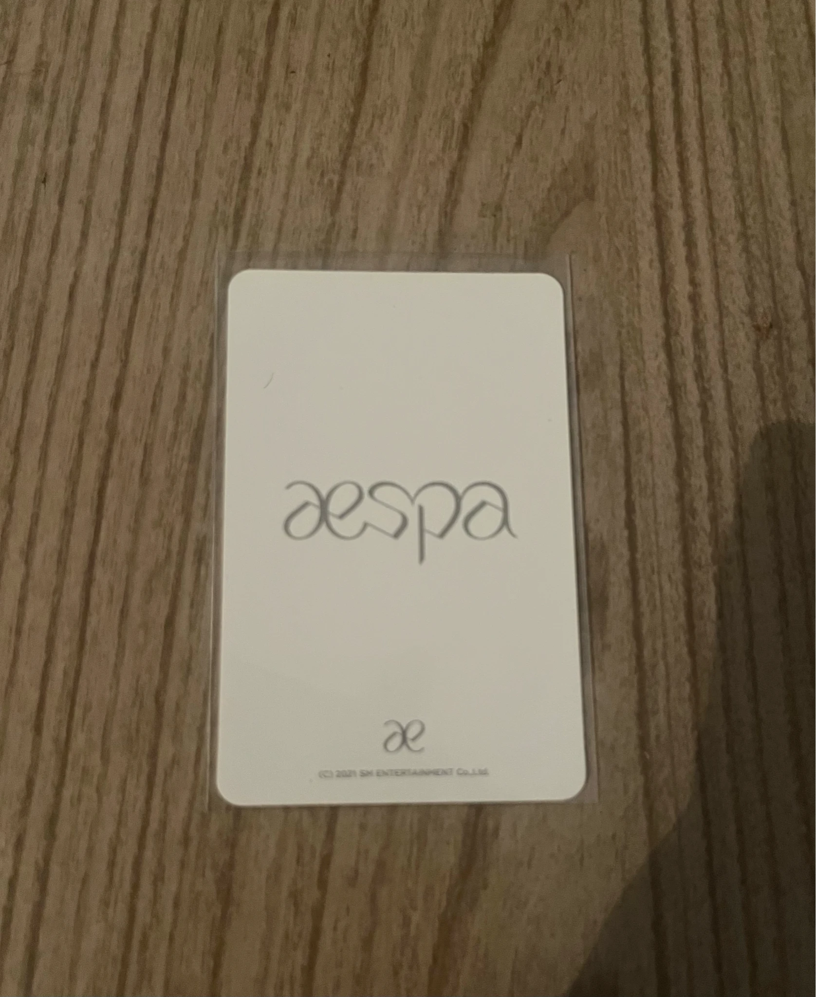 aespa Ningning aespa - Ningning - SMTOWN BLACK MAMBA MD Other merch photocard listing photo 2