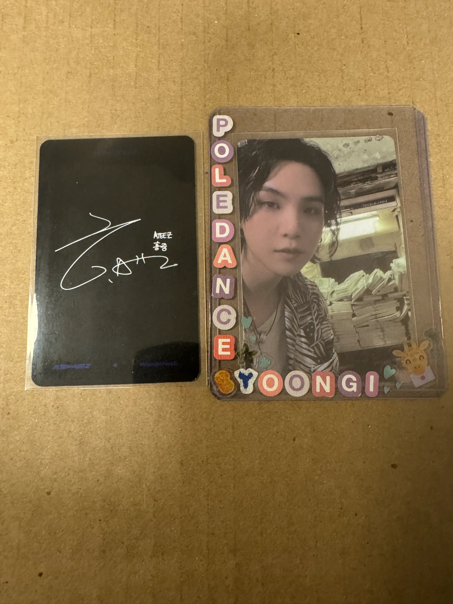 ATEEZ Hongjoong ATEEZ - Hongjoong - ZERO : FEVER Part.3 Album wonderwall round 1 video call/fancall listing photo 2
