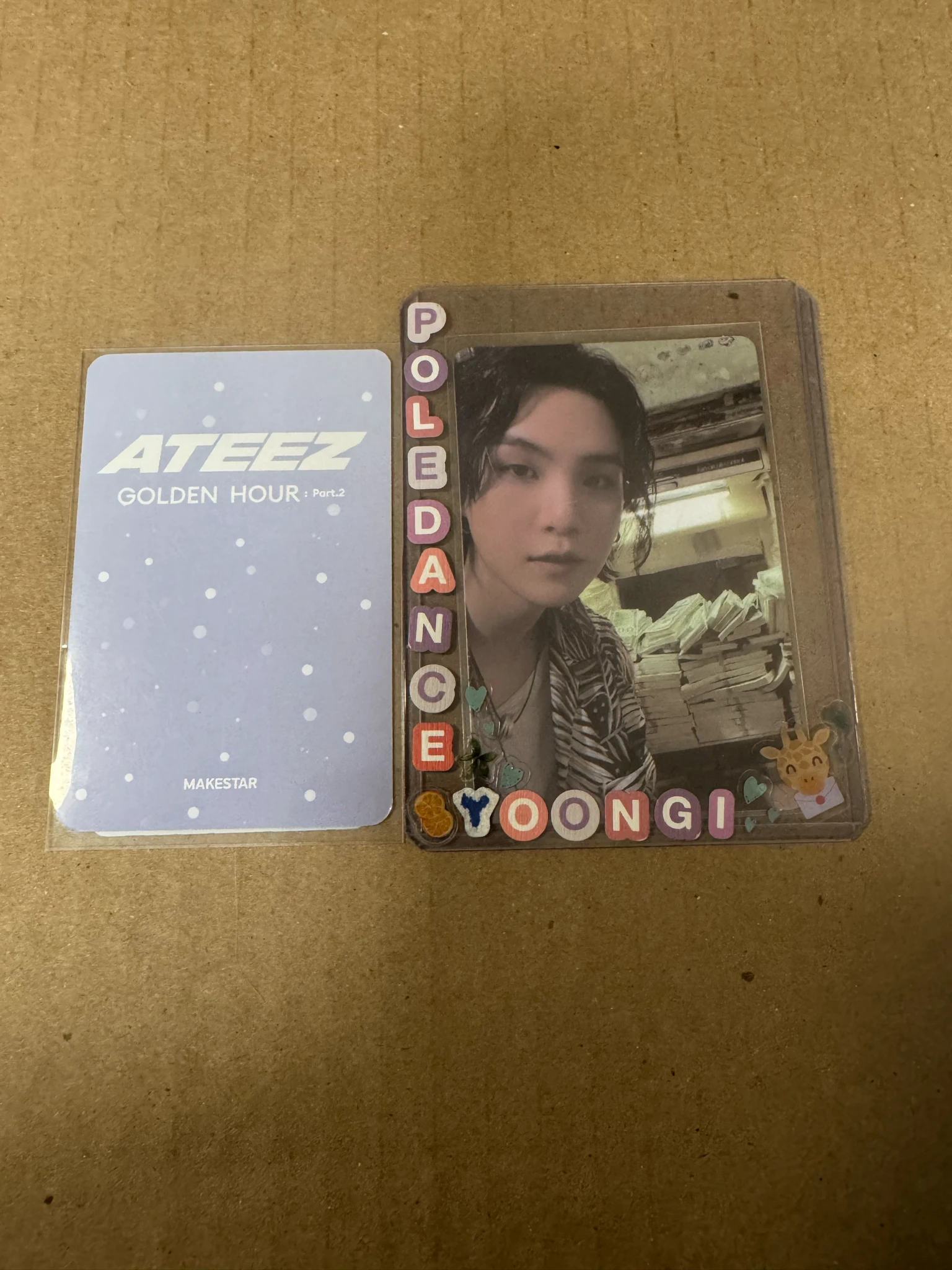 ATEEZ Hongjoong ATEEZ - Hongjoong - Golden Hour : Part 2 Album pre-order benefit makestar listing photo 2