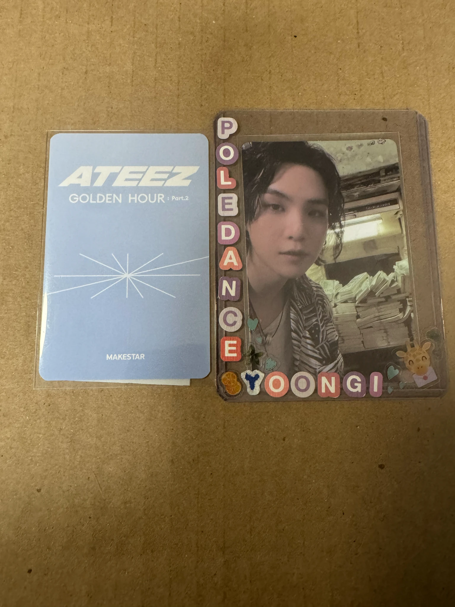 ATEEZ Hongjoong ATEEZ - Hongjoong - Golden Hour : Part 2 Album makestar lucky draw version 1 listing photo 2