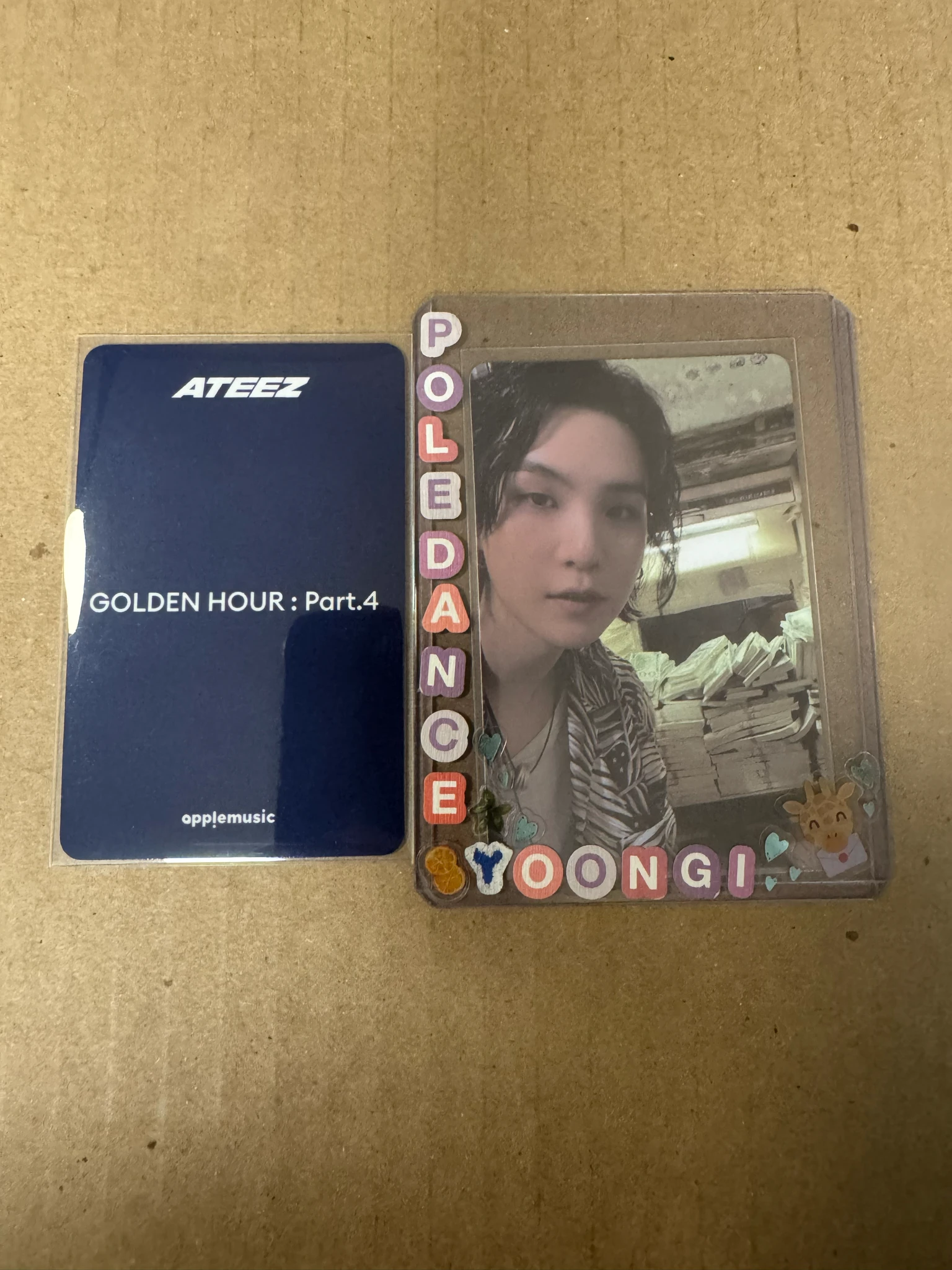 ATEEZ Seonghwa ATEEZ - Seonghwa - Golden Hour : Part.4 Album apple music pob (pre-order benefit) round 1 photobook version FPO listing photo 2