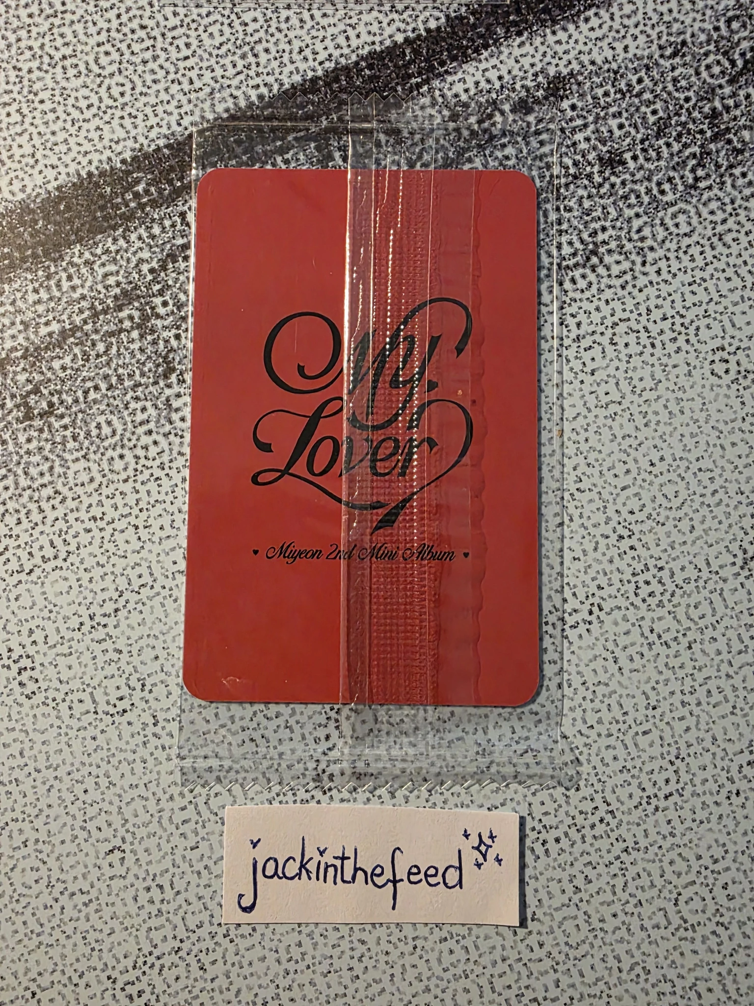 i-dle Miyeon i-dle - Miyeon - MY, Lover Album video call (fancall) ktown4u solo album round 2 listing photo 2