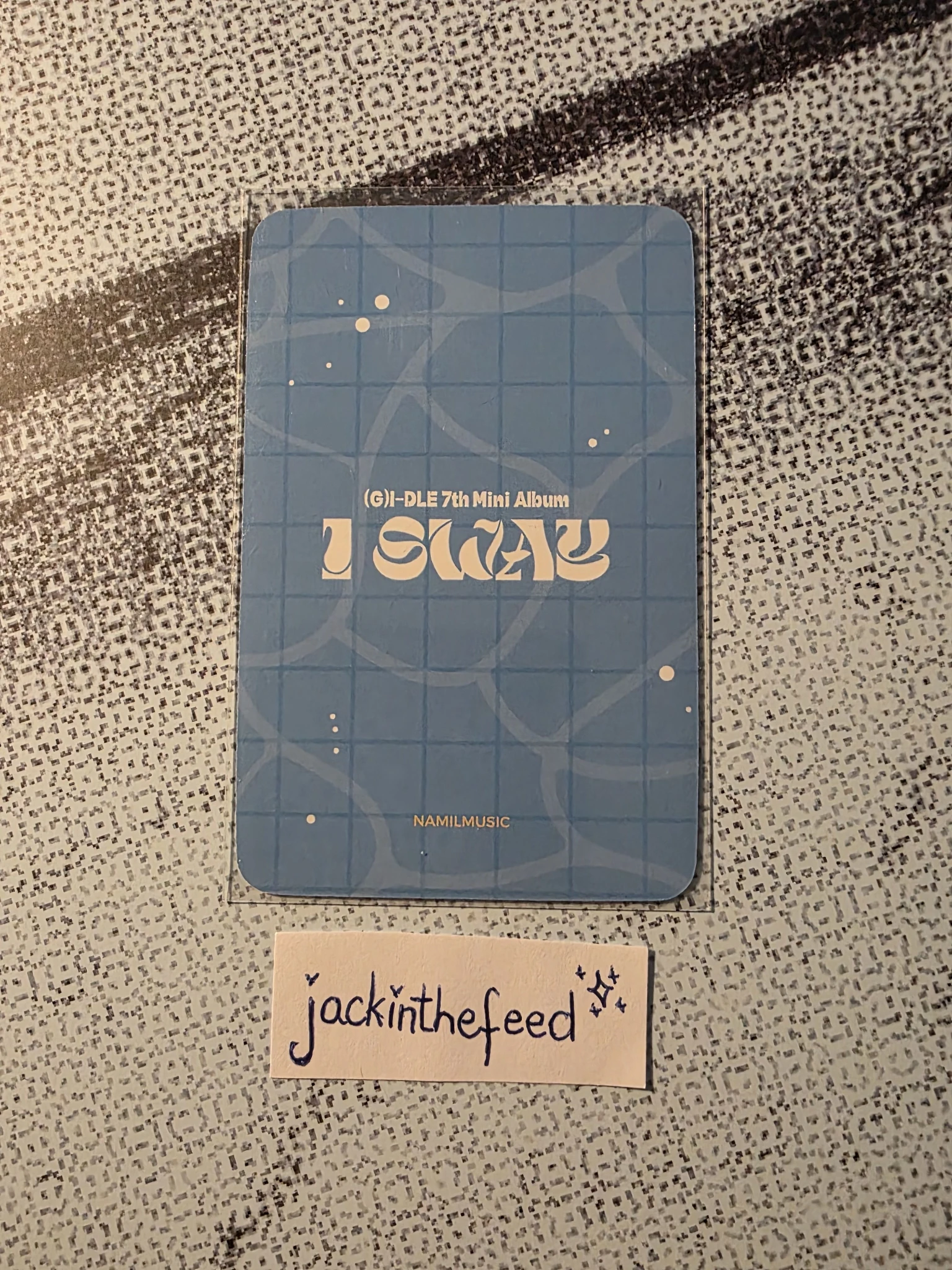 i-dle Miyeon i-dle - Miyeon - I Sway Album lucky draw (LD) round 4 namil music (nanyi) bad image - replace listing photo 2