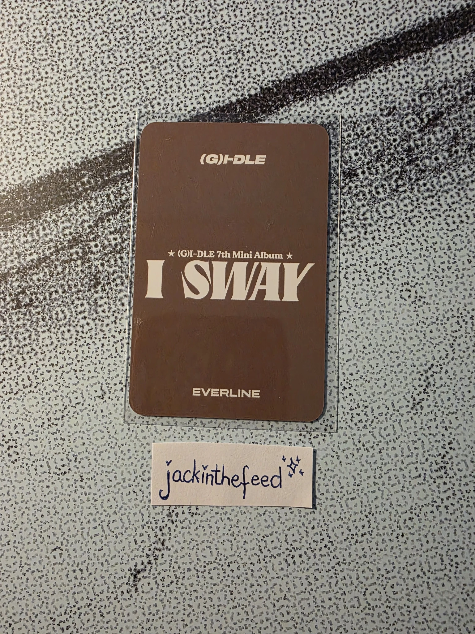 i-dle Miyeon (G)I-DLE - Miyeon - I Sway Album everline offline lucky draw round 2 listing photo 2