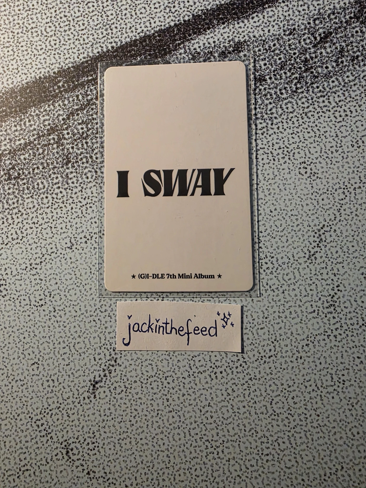 i-dle Miyeon i-dle - Miyeon - I Sway Album kmstation round 1 lucky draw (LD) listing photo 2