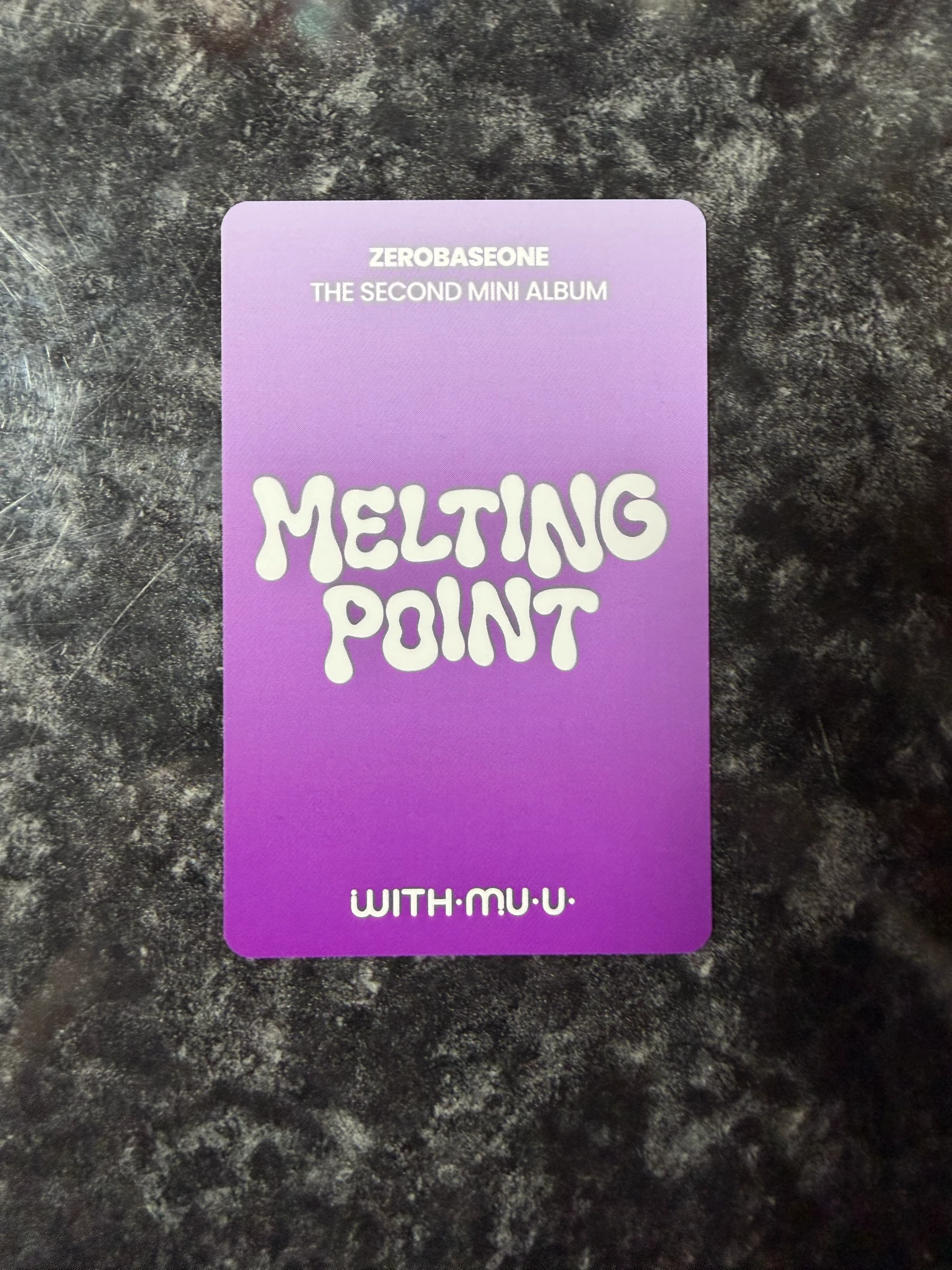 ZEROBASEONE Yujin ZEROBASEONE - Yujin - Melting Point Album withmuu pob (pre-order benefit) digipack version listing photo 2