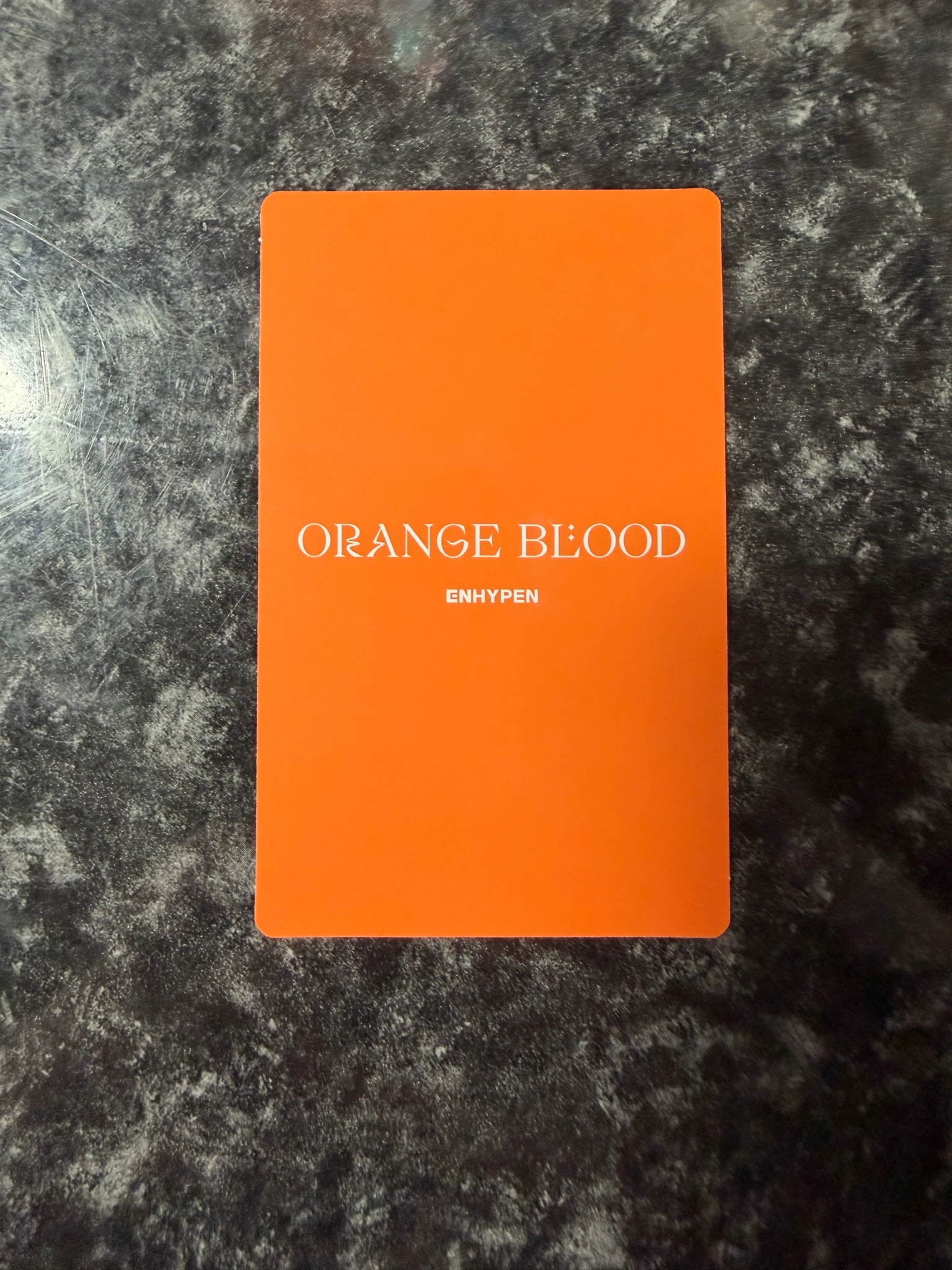ENHYPEN Evan (Heeseung) ENHYPEN - Heeseung - ORANGE BLOOD Album engene version album photocard listing photo 2