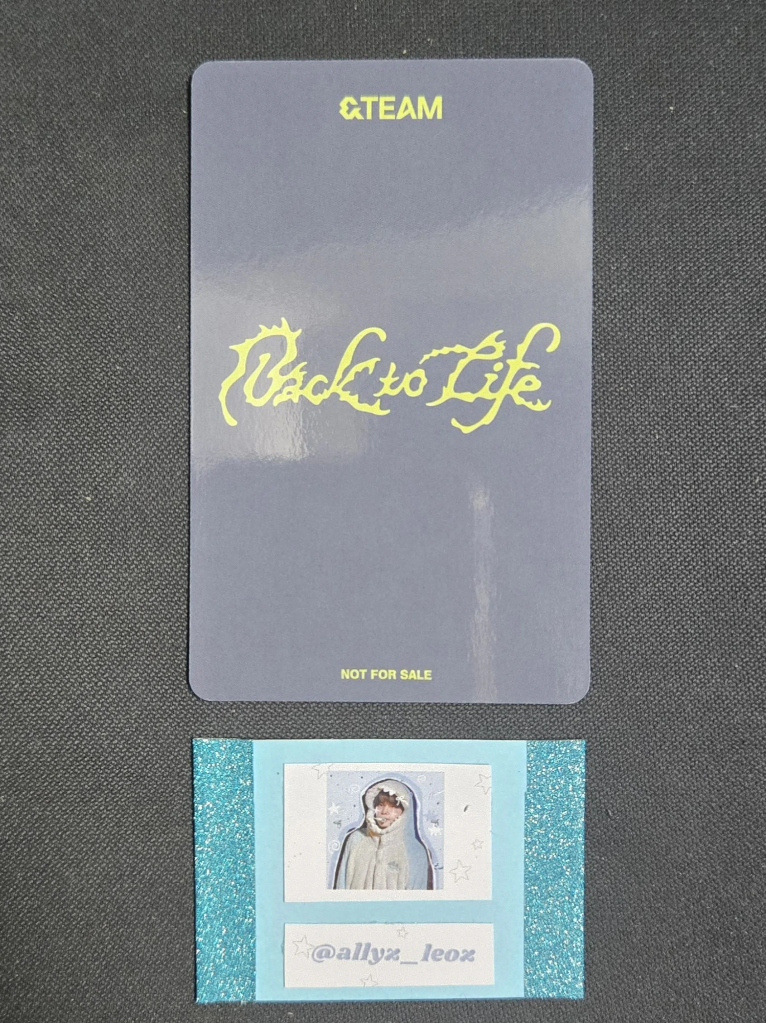 &TEAM Harua &TEAM - Harua - Back to Life Album lucky draw (LD) ums japan (universal music store) round 1 listing photo 2