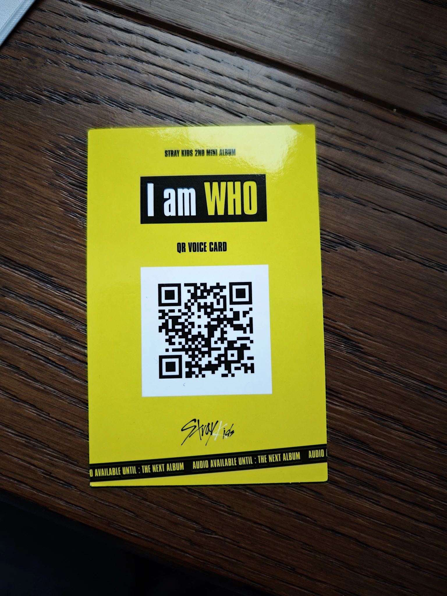 Stray Kids Hyunjin Stray Kids - Hyunjin - I am WHO? Album album photocard behind ver. listing photo 2