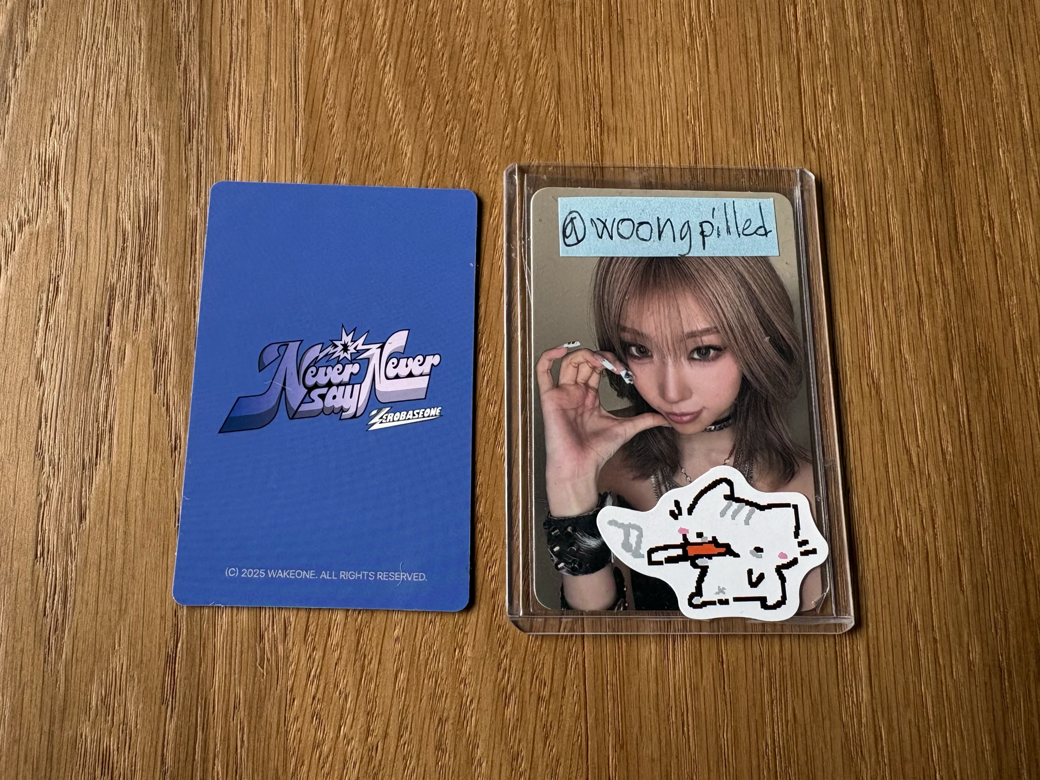 ZEROBASEONE Gyuvin ZEROBASEONE - Gyuvin - NEVER SAY NEVER Album keyring version album photocard listing photo 2