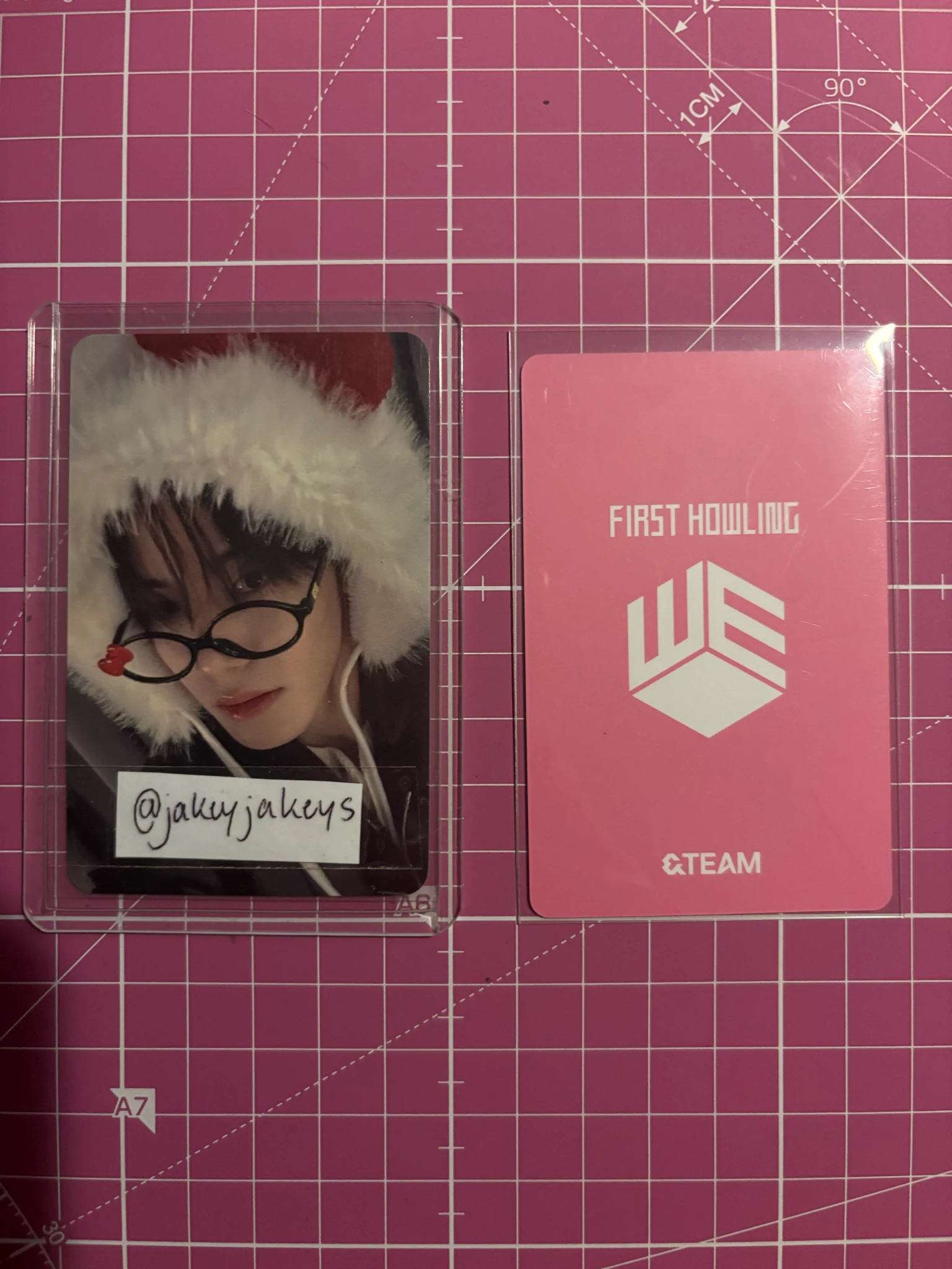 &TEAM Jo &TEAM - Jo - First Howling : WE EP Album weverse japan shop (wvj) holographic (hologram) listing photo 2