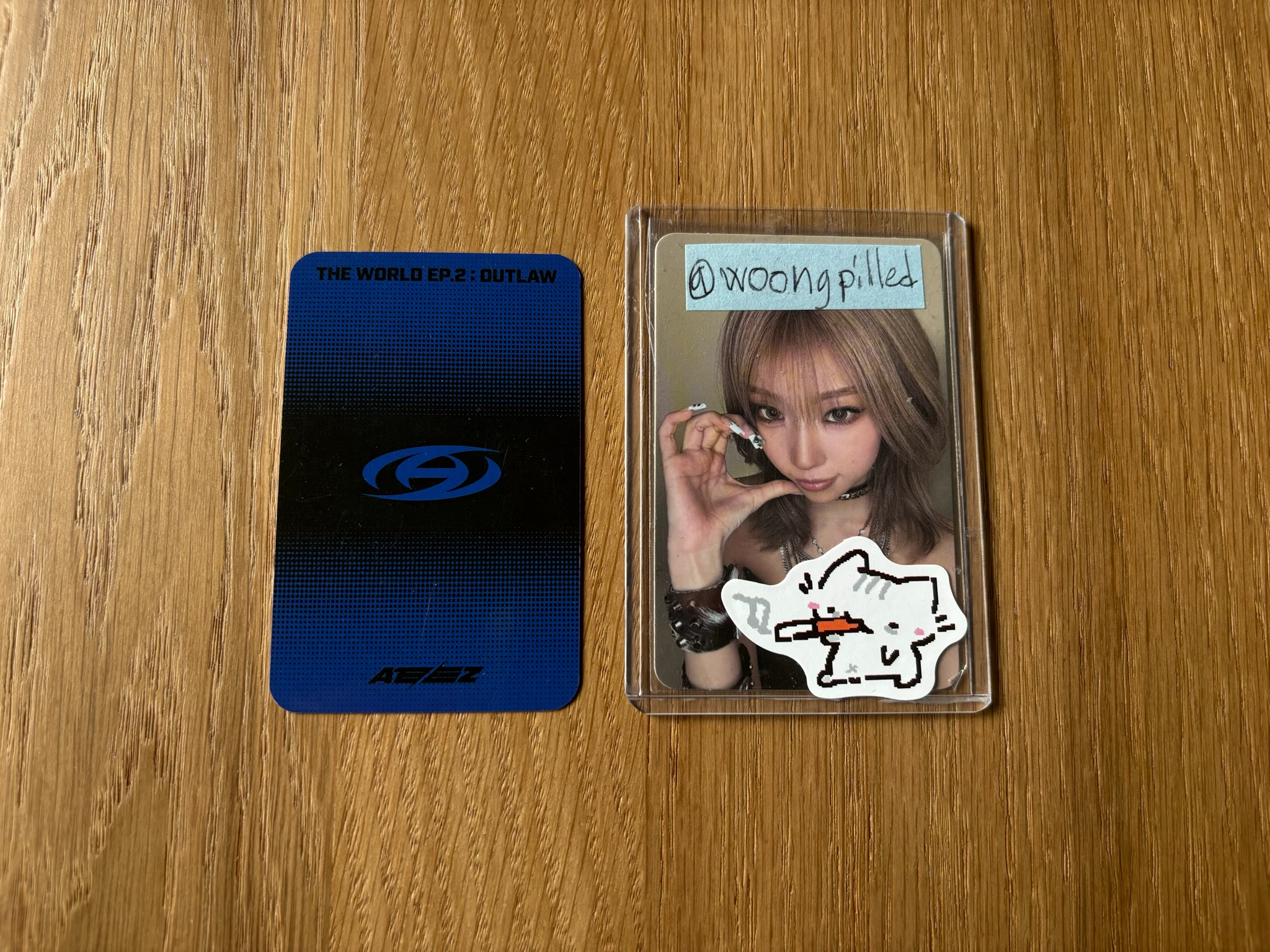 ATEEZ Wooyoung ATEEZ - Wooyoung - THE WORLD EP.2 : OUTLAW Album album photocard platform version listing photo 2