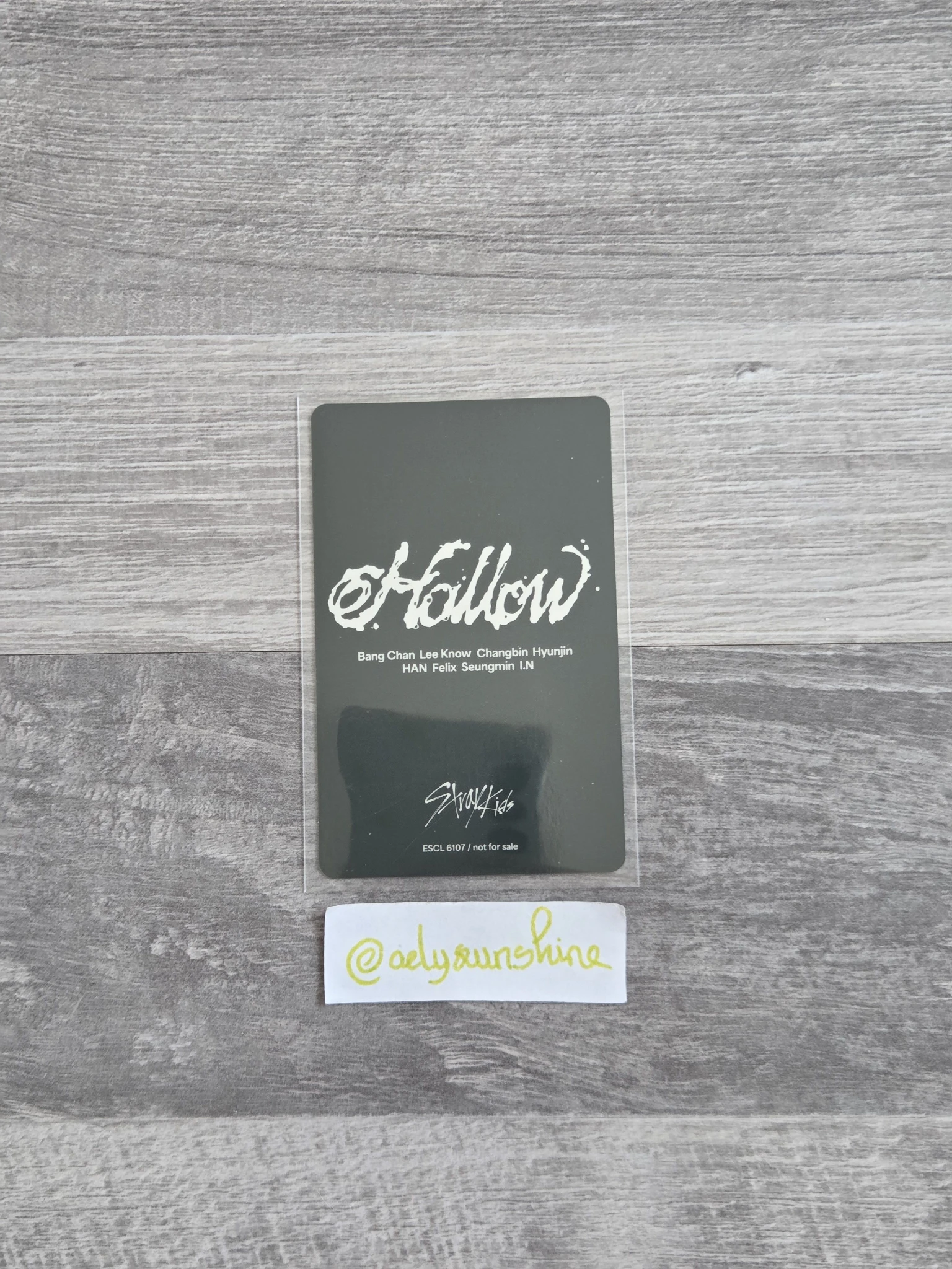 Stray Kids Changbin Stray Kids - Changbin - Hollow Album album photocard regular version listing photo 2