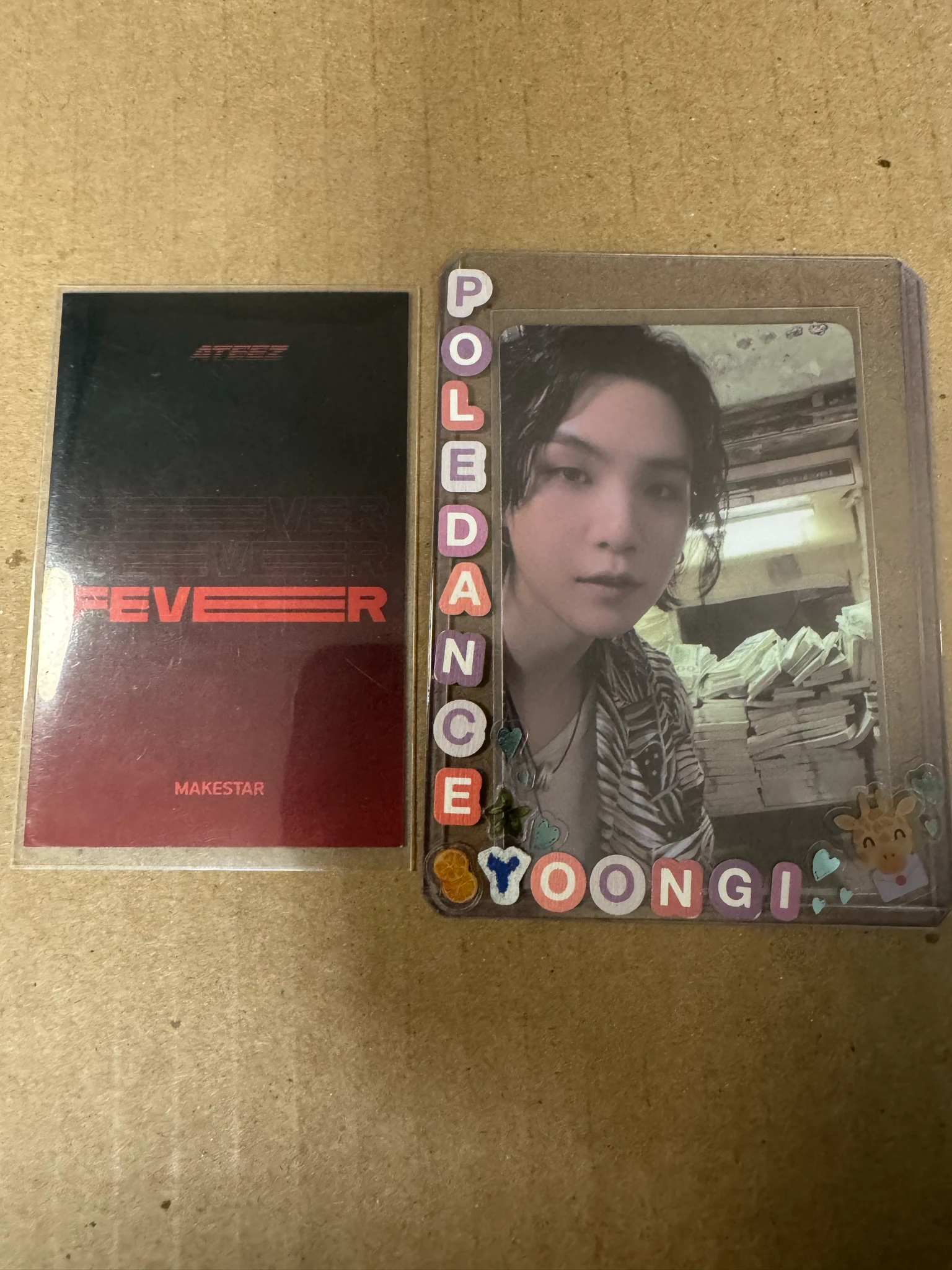 ATEEZ Yunho ATEEZ - Yunho - ZERO : FEVER Part.2 Album makestar holographic (hologram) round 2 video call/fancall listing photo 2