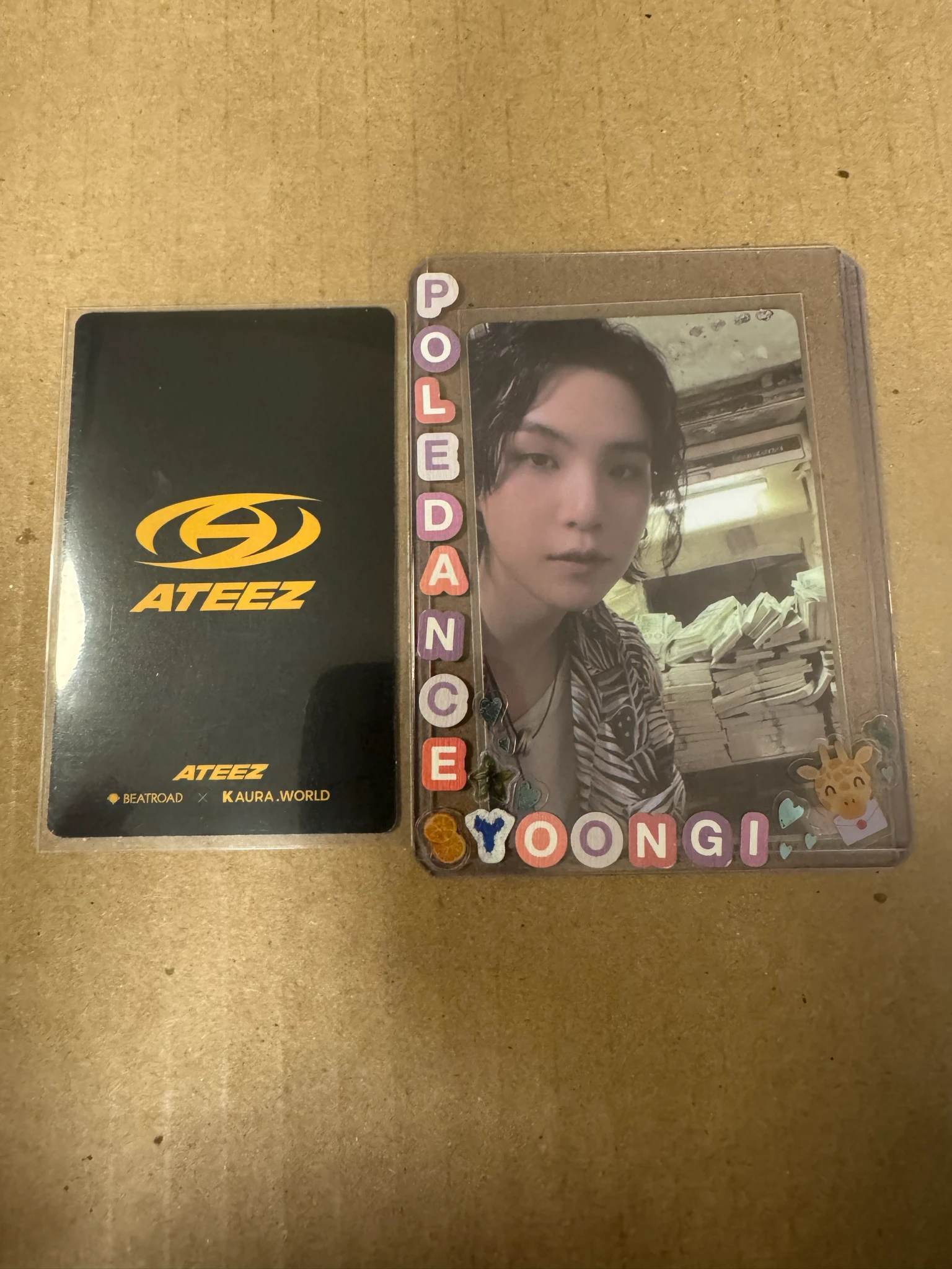 ATEEZ Yunho ATEEZ - Yunho - THE WORLD EP.1 : MOVEMENT Album holographic (hologram) beatroad pob (pre-order benefit) round 1 kaura world listing photo 2
