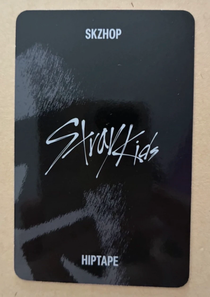 Stray Kids Hyunjin Stray Kids - Hyunjin - HOP Album album photocard accordion version monochrome listing photo 2