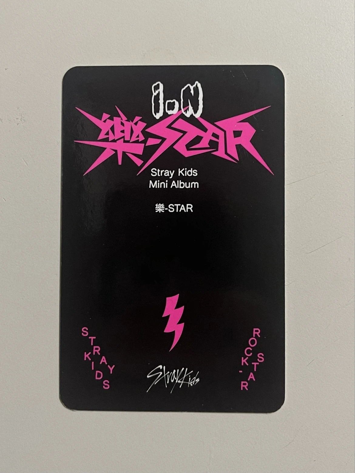 Stray Kids I.N Stray Kids - I.N - Rock-Star Album album photocard pre-order benefit postcard version listing photo 2