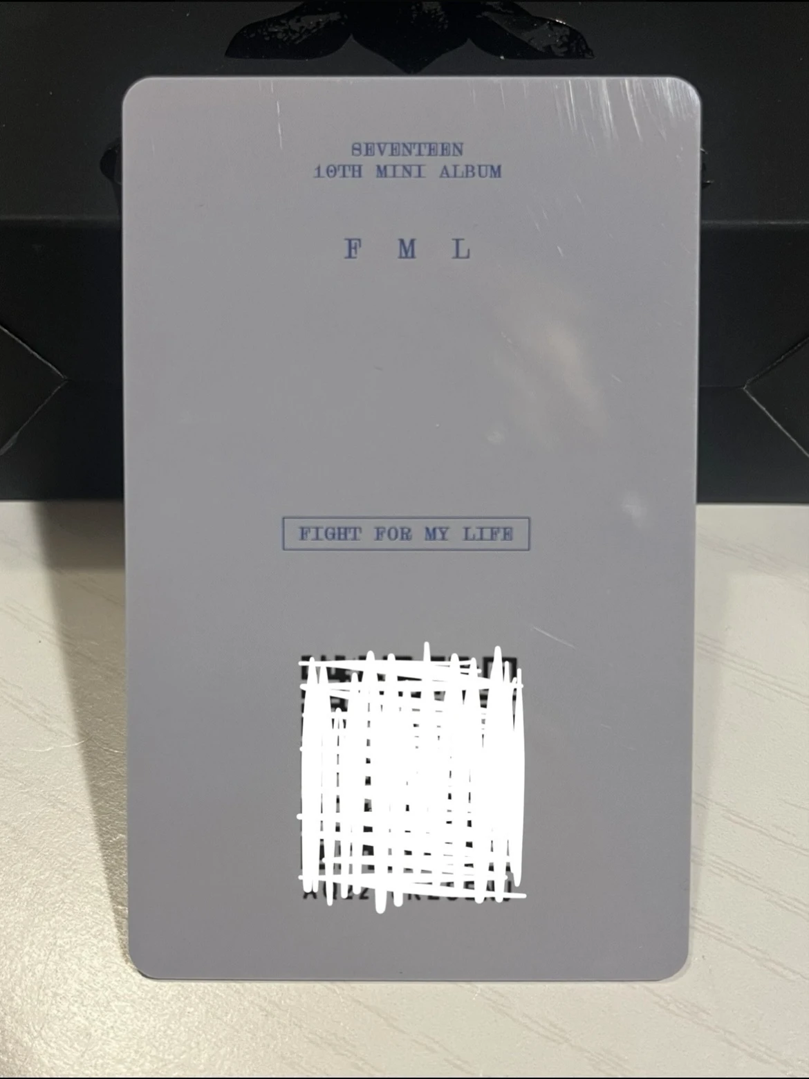 SEVENTEEN Wonwoo SEVENTEEN - Wonwoo - FML Album album photocard weverse album version qr card listing photo 2