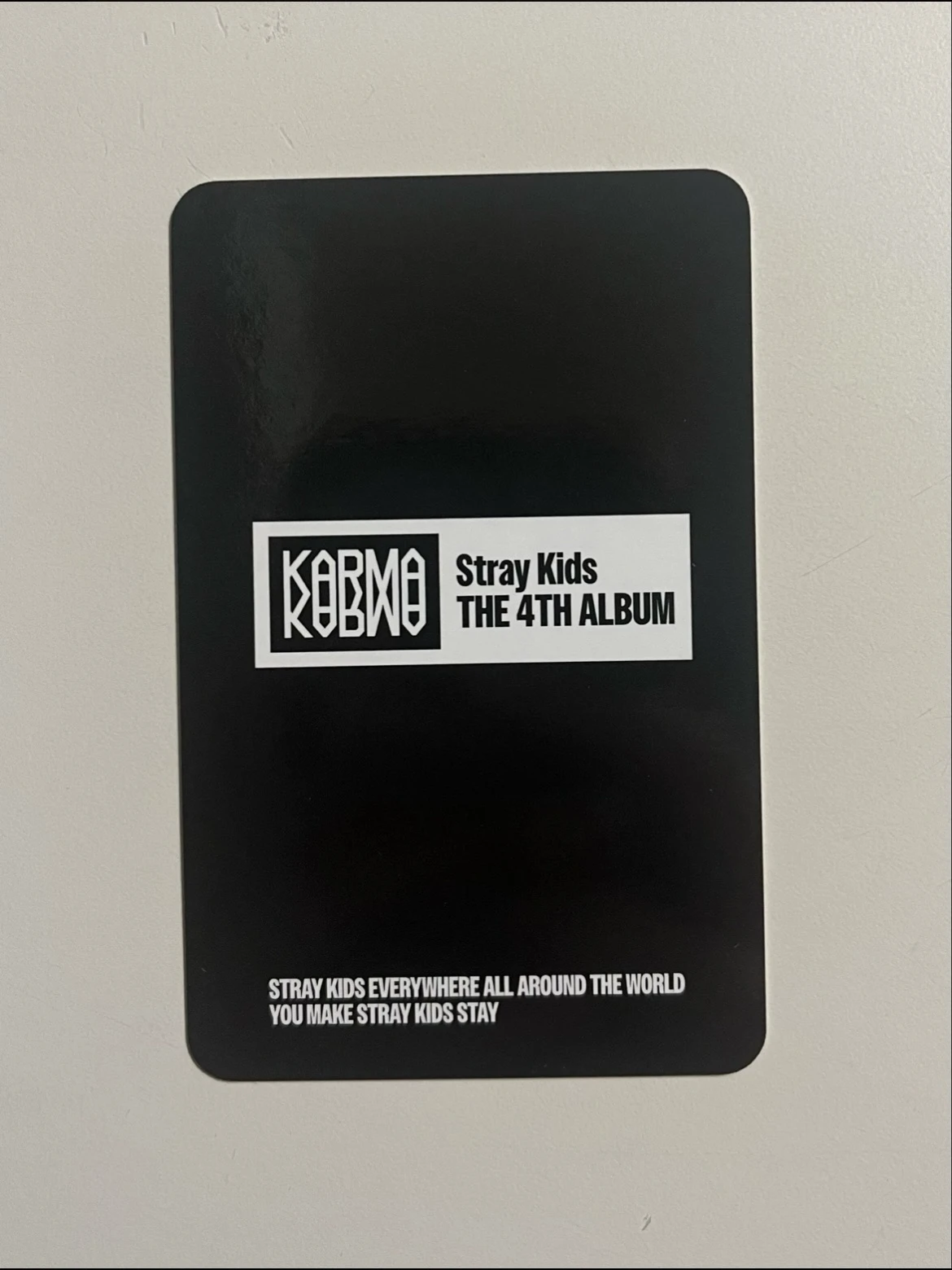 Stray Kids Changbin Stray Kids - Changbin - KARMA Album album photocard pre-order benefit fans shop listing photo 2
