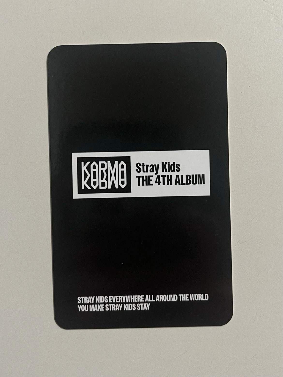 Stray Kids Hyunjin Stray Kids - Hyunjin - KARMA Album pre-order benefit (pob) fans shop listing photo 2