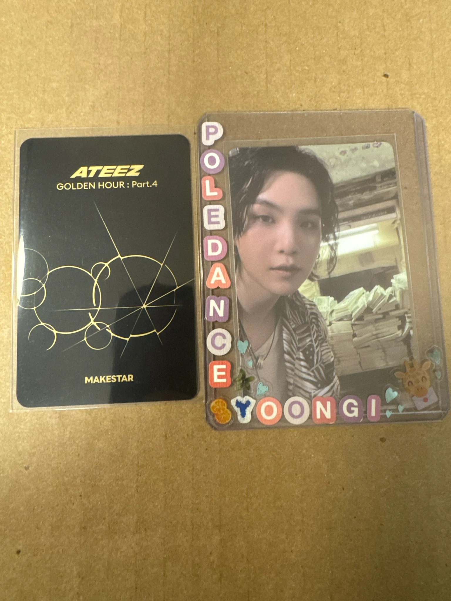 ATEEZ Yeosang ATEEZ - Yeosang - Golden Hour : Part.4 Album makestar lucky draw listing photo 2
