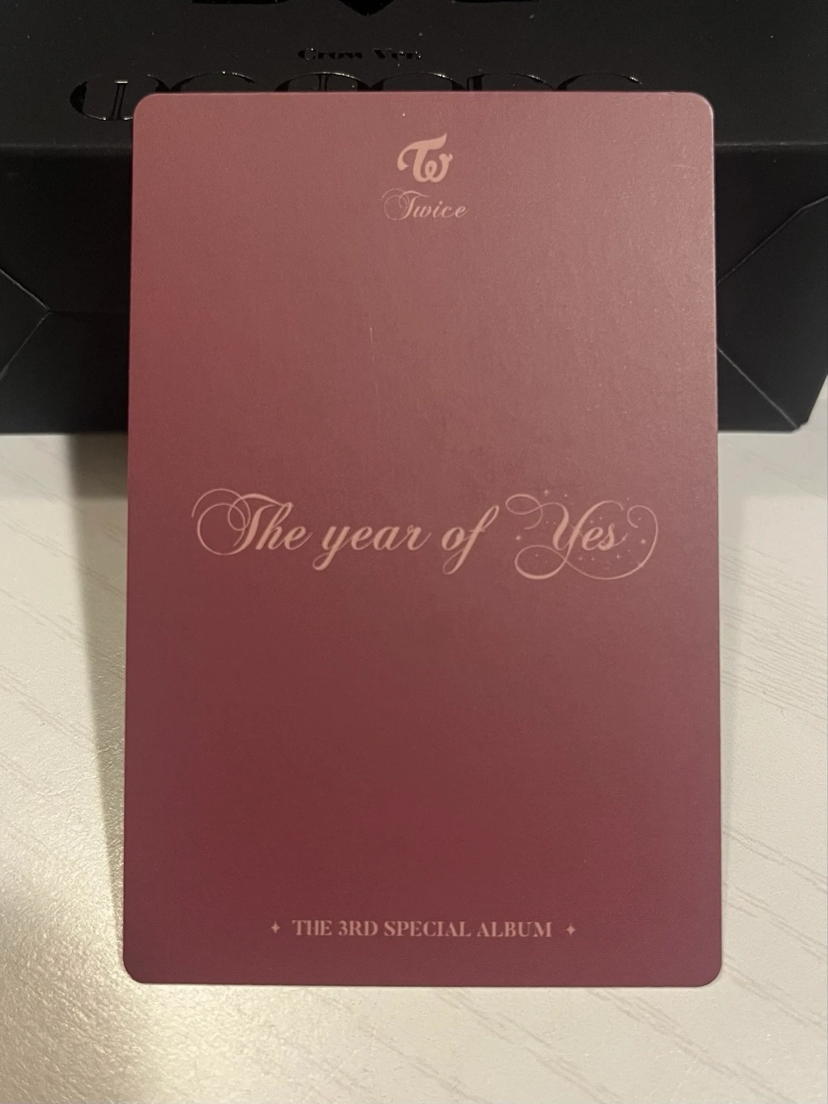 TWICE Mina TWICE - The Year of "Yes" Album pob (pre-order benefit) photocard set B version listing photo 2