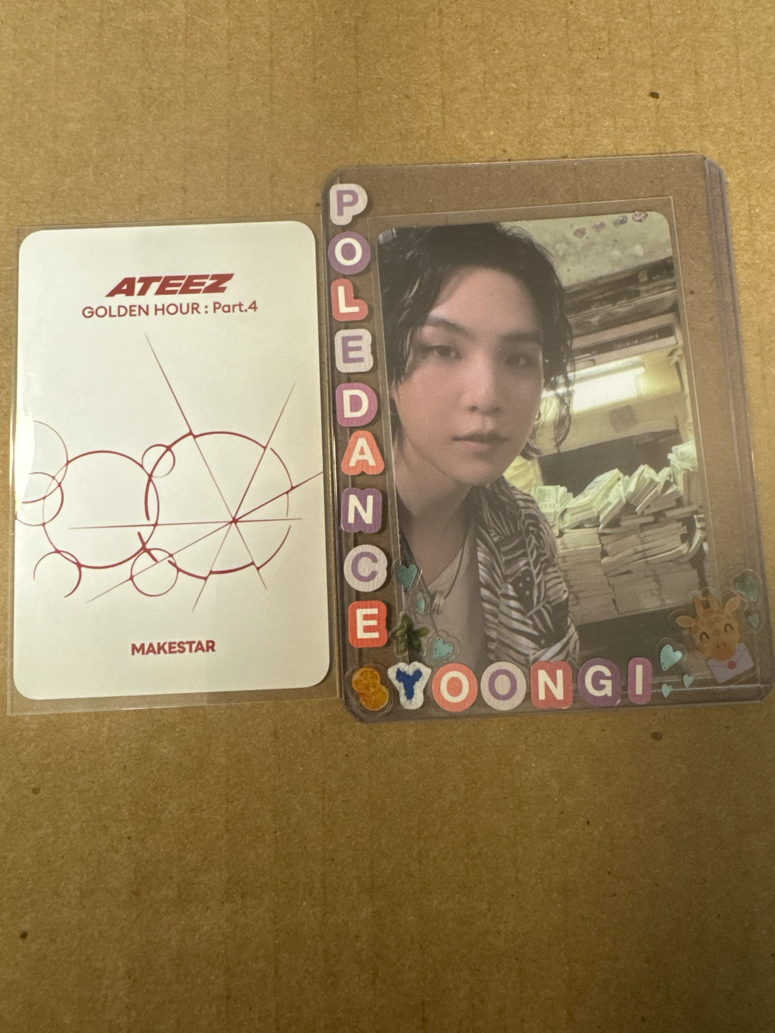 ATEEZ Yeosang ATEEZ - Yeosang - Golden Hour : Part.4 Album makestar lucky draw listing photo 2