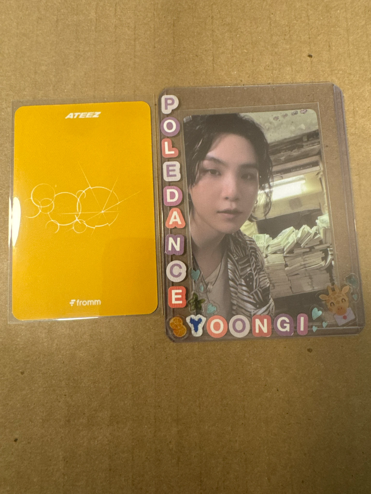 ATEEZ Yeosang ATEEZ - Yeosang - Golden Hour : Part.4 Album fromm store fansign round 4 listing photo 2