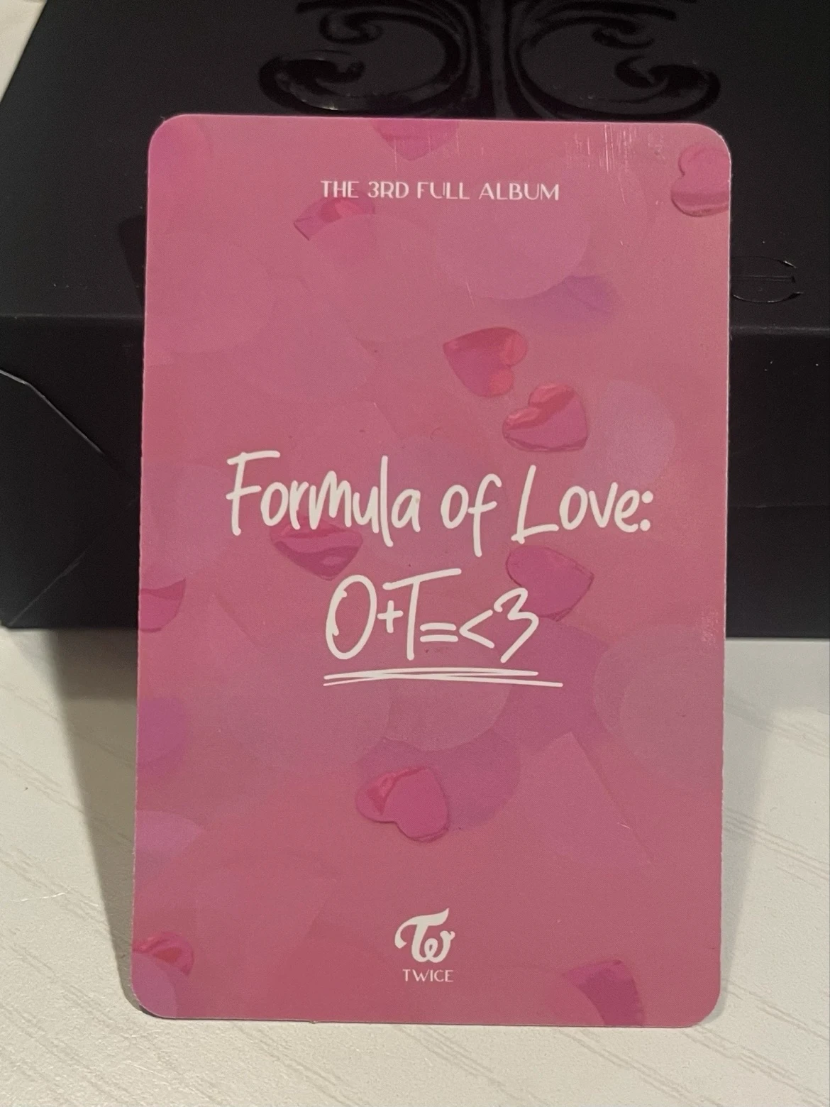 TWICE TWICE - Formula of Love: O+T=<3 Album album photocard horizontal listing photo 2