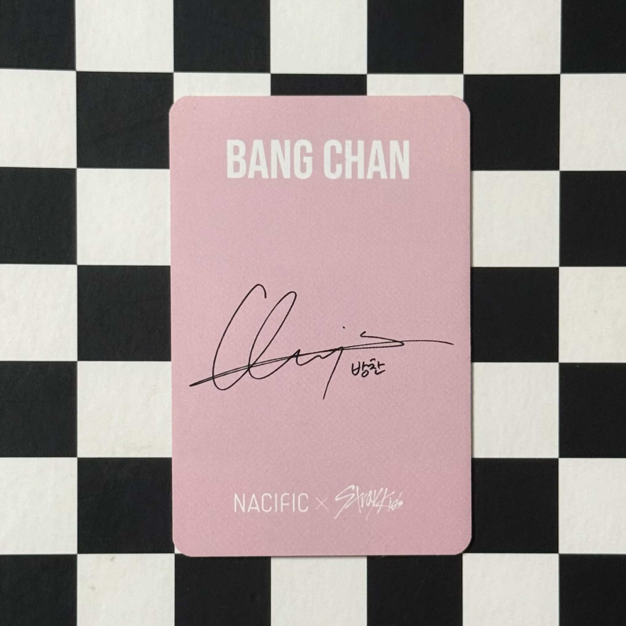 Stray Kids Bang Chan Stray Kids - Bang Chan - NACIFIC  x Stray Kids Other brand collaboration nacific round 4 lenticular listing photo 2