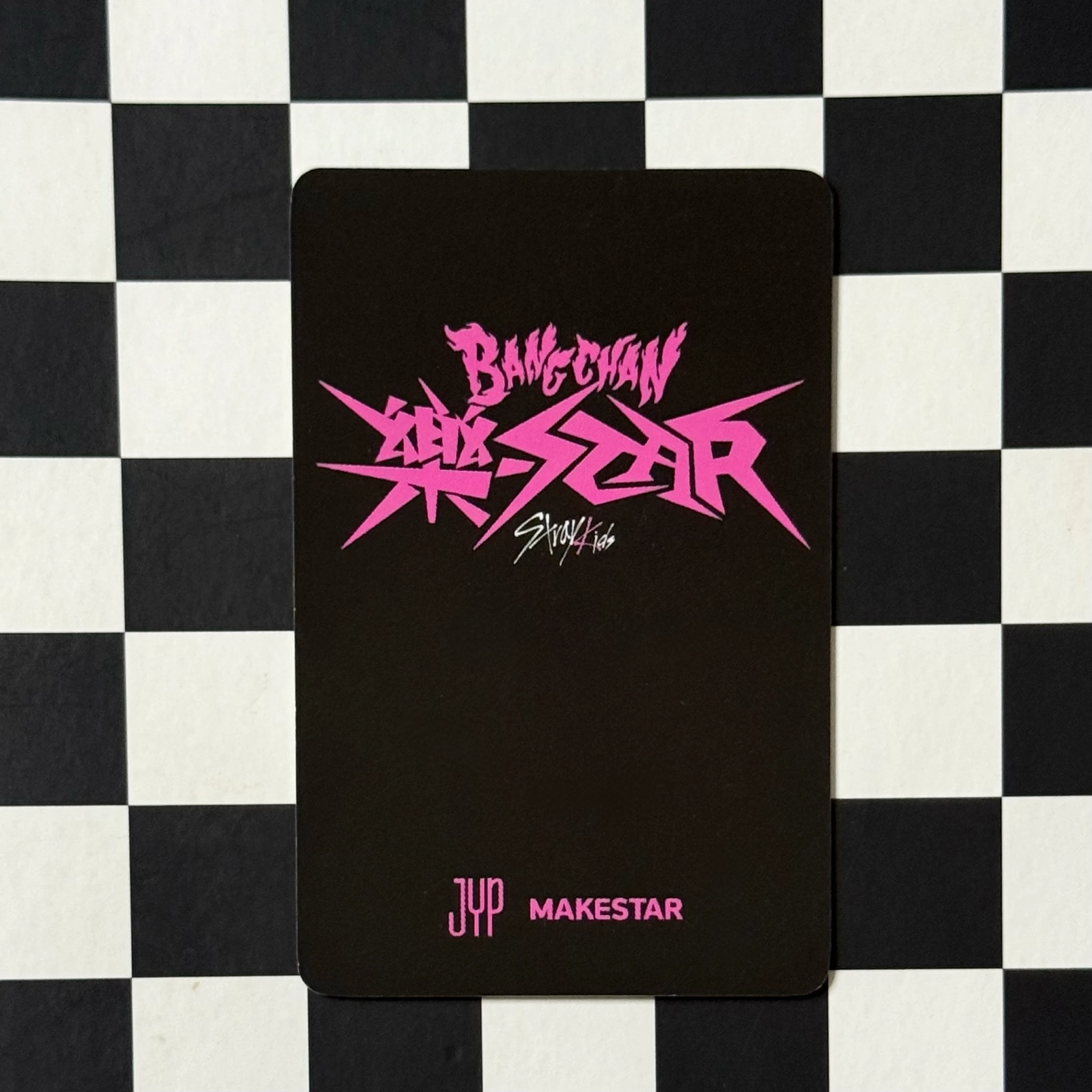 Stray Kids Bang Chan Stray Kids - Bang Chan - Rock-Star Album pre-order benefit (pob) makestar holographic (hologram) listing photo 2