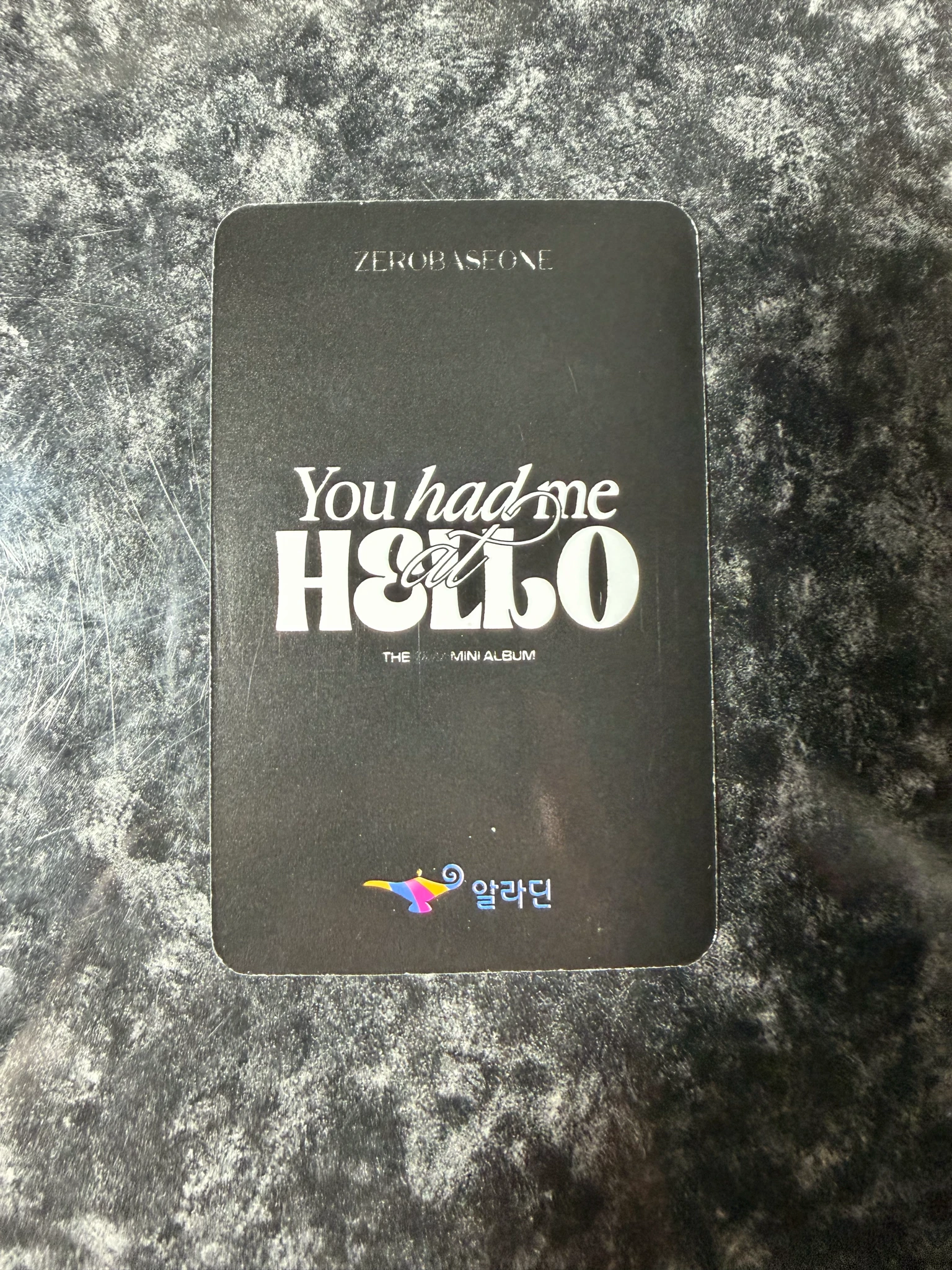 ZEROBASEONE Hanbin ZEROBASEONE - Hanbin - You had me at HELLO Album aladin pob (pre-order benefit) listing photo 2