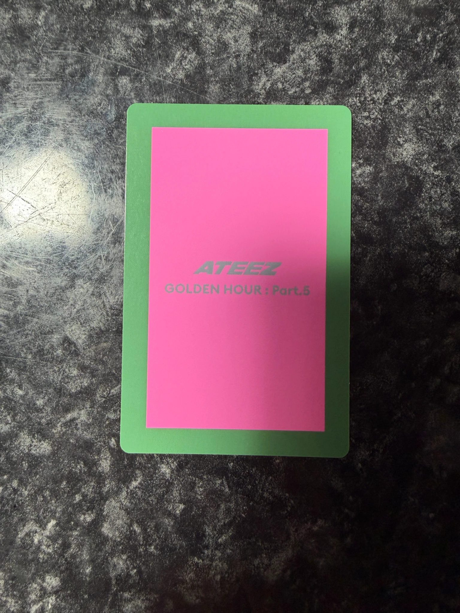 ATEEZ Mingi ATEEZ - Mingi - GOLDEN HOUR : Part.5 Album album photocard Z version listing photo 2