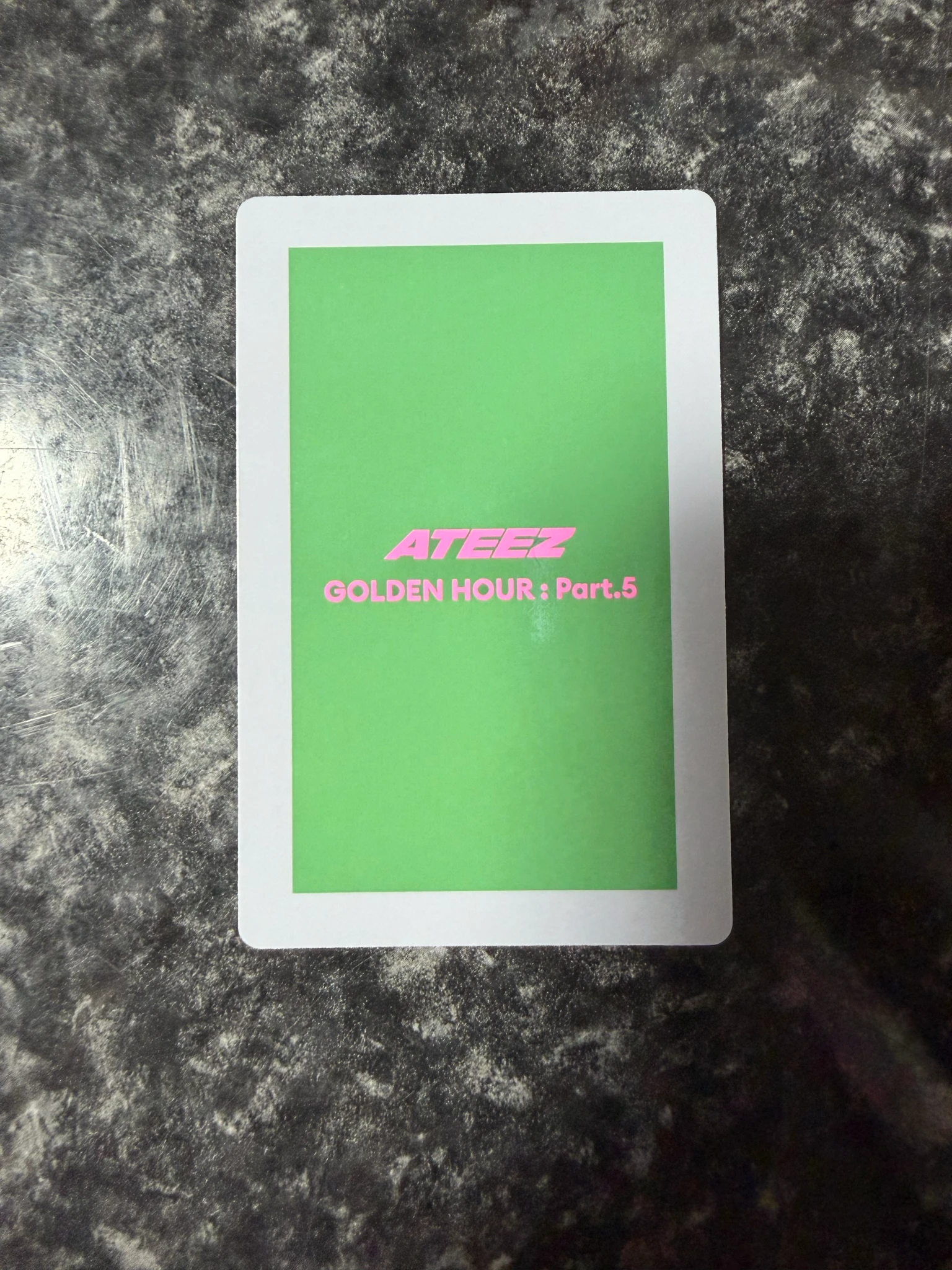 ATEEZ Mingi ATEEZ - Mingi - GOLDEN HOUR : Part.5 Album album photocard listing photo 2