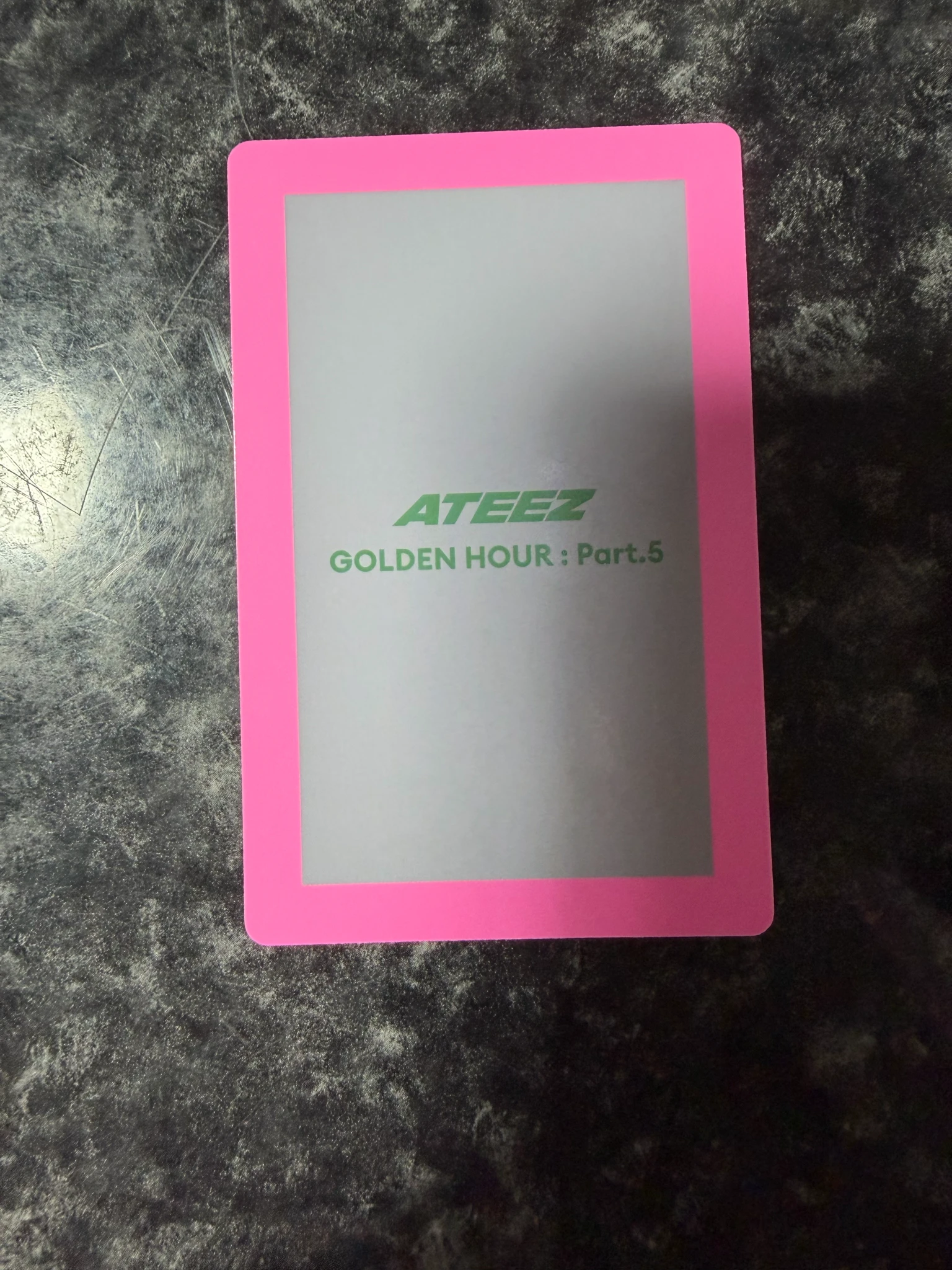 ATEEZ Wooyoung ATEEZ - Wooyoung - GOLDEN HOUR : Part.5 Album album photocard A version listing photo 2