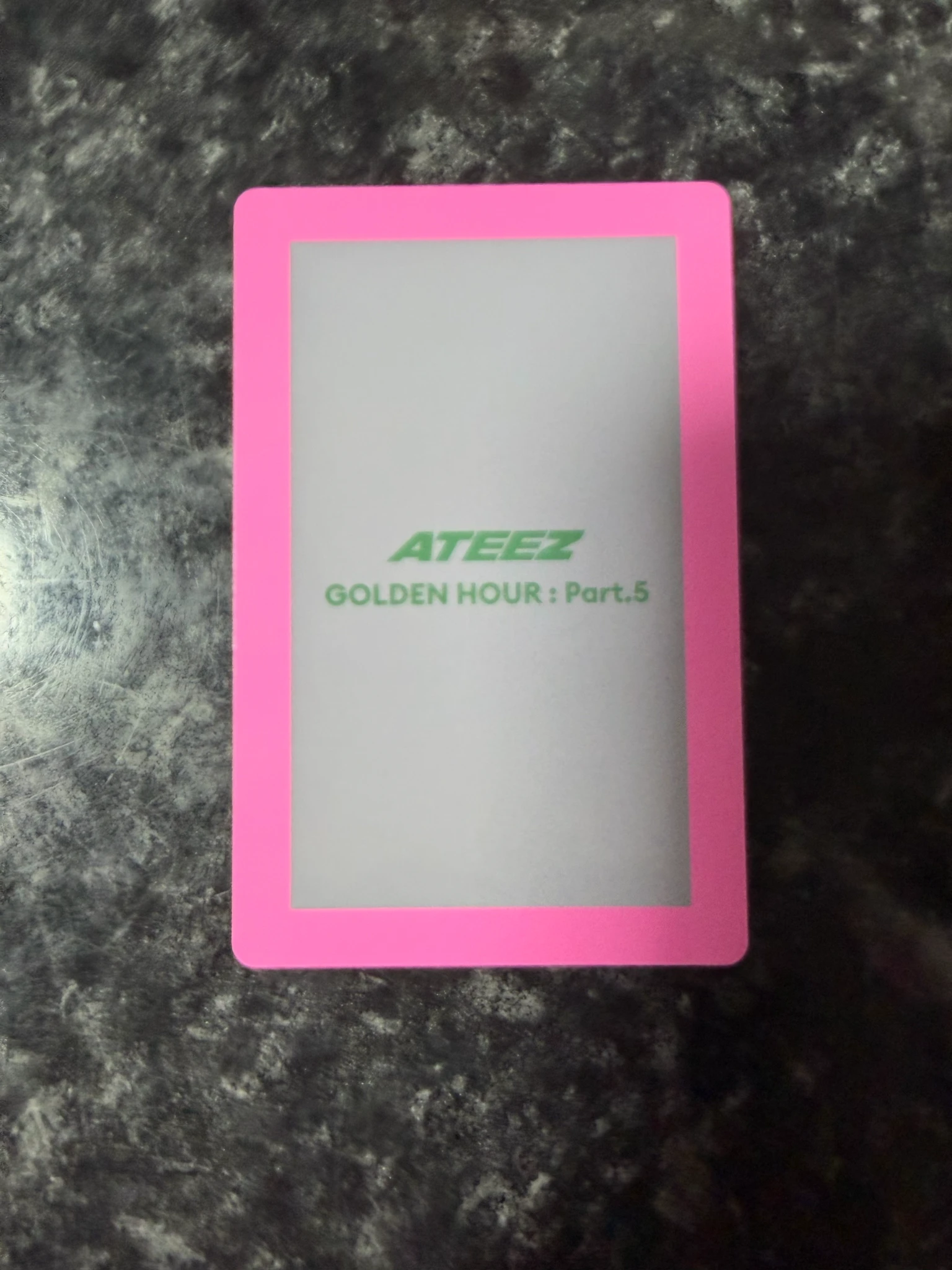 ATEEZ Mingi ATEEZ - Mingi - GOLDEN HOUR : Part.5 Album album photocard A version version 2 listing photo 2