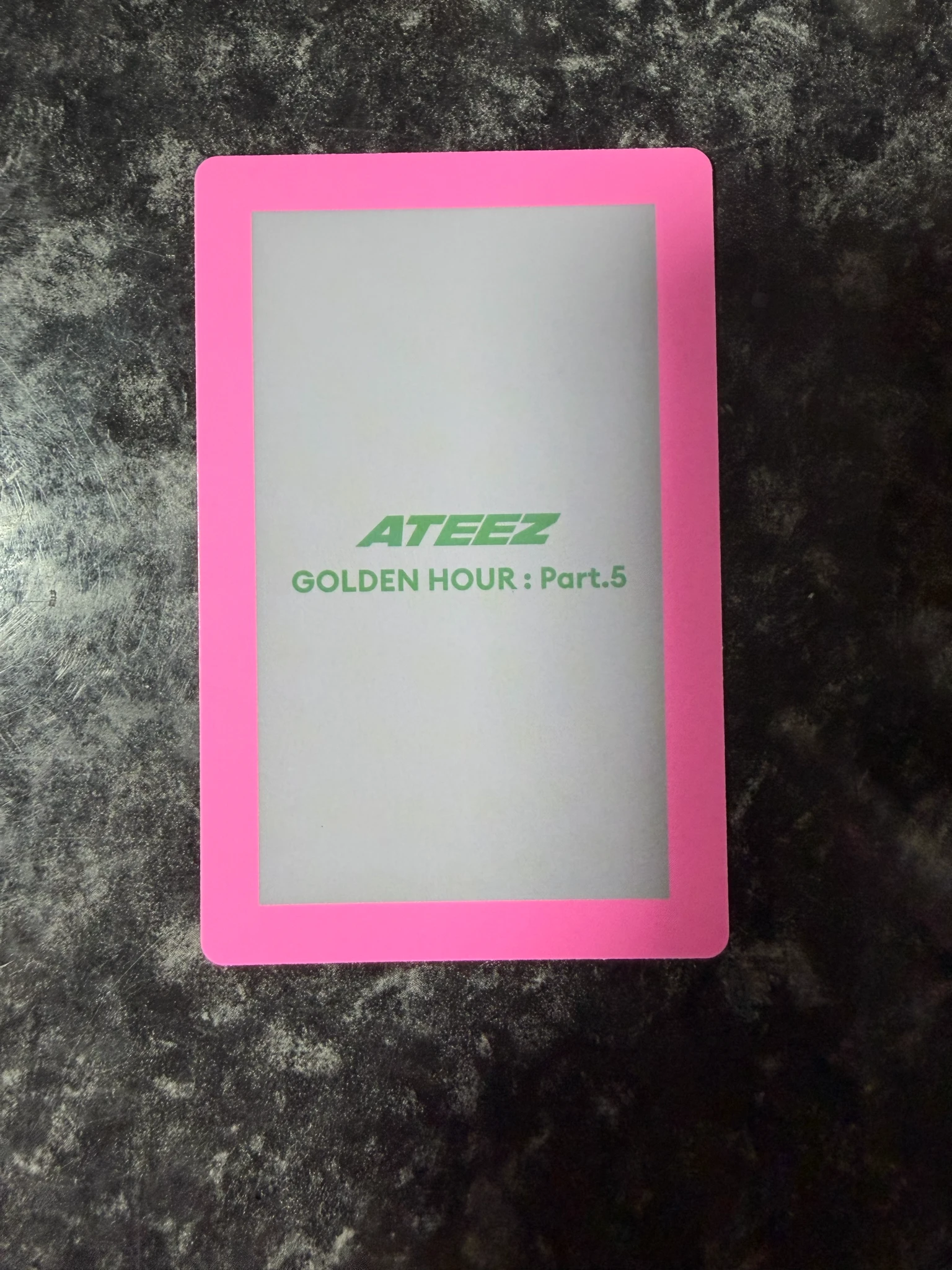 ATEEZ Seonghwa ATEEZ - Seonghwa - GOLDEN HOUR : Part.5 Album album photocard A version listing photo 2