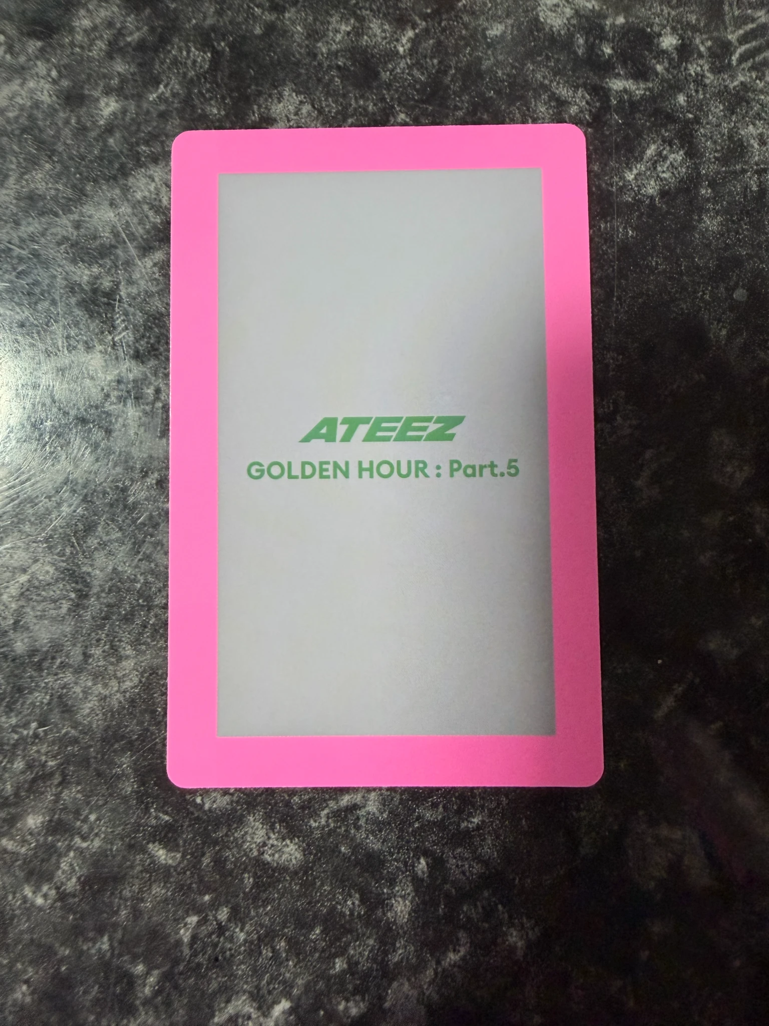 ATEEZ Yunho ATEEZ - Yunho - GOLDEN HOUR : Part.5 Album version 2 A version album photocard listing photo 2