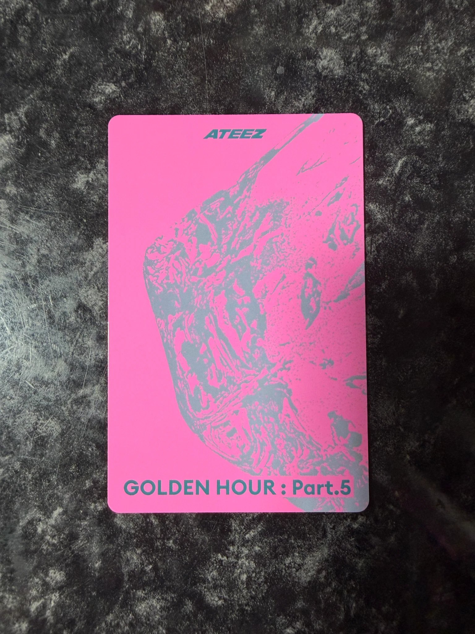 ATEEZ Hongjoong ATEEZ - Hongjoong - GOLDEN HOUR : Part.5 Album A version version 1 album photocard listing photo 2