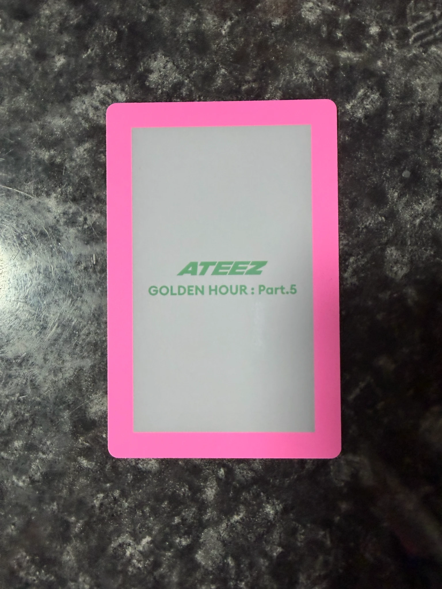 ATEEZ Hongjoong ATEEZ - Hongjoong - GOLDEN HOUR : Part.5 Album album photocard listing photo 2