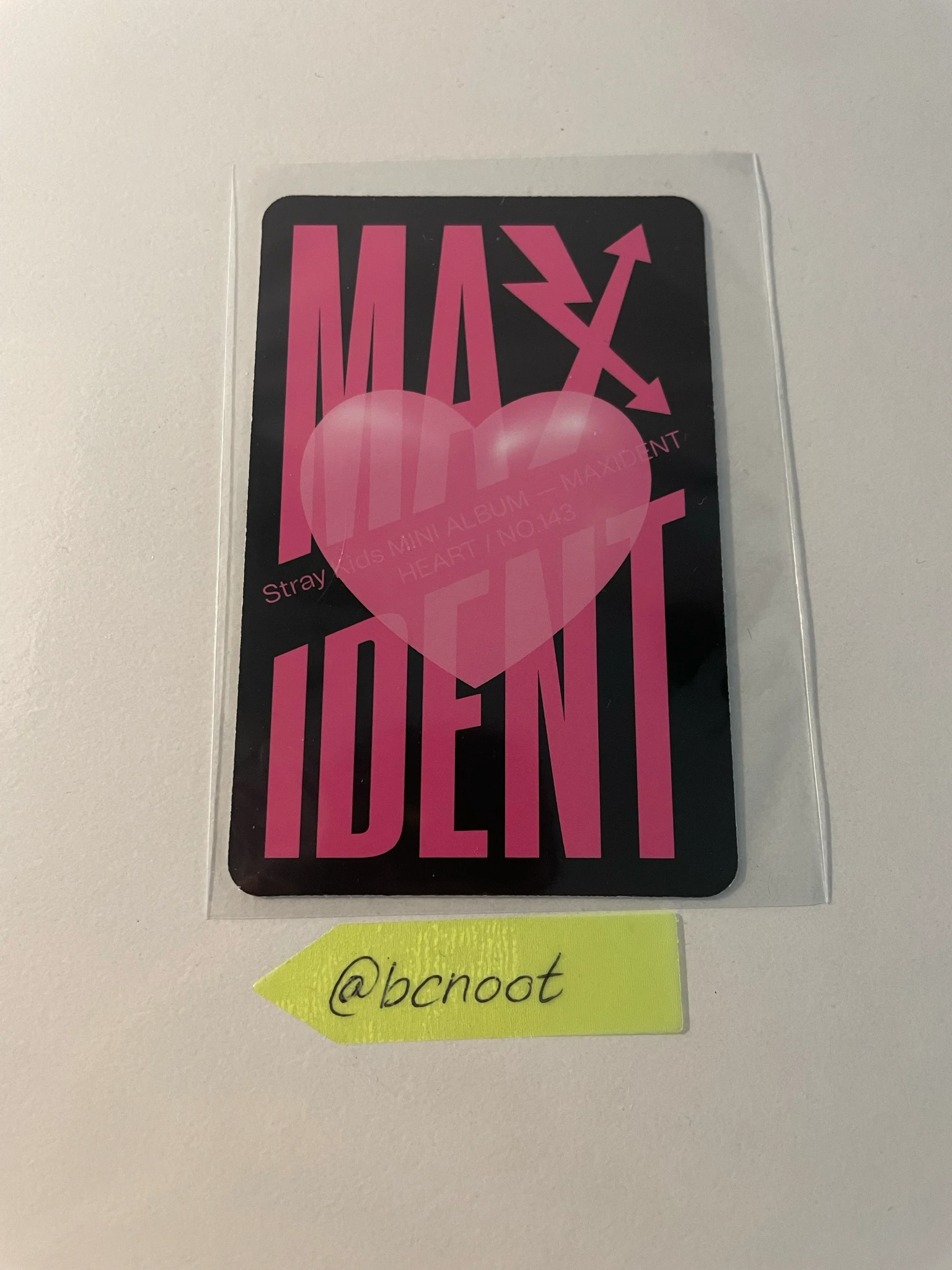 Stray Kids Changbin Stray Kids - Changbin - Maxident Album heart ver. listing photo 2