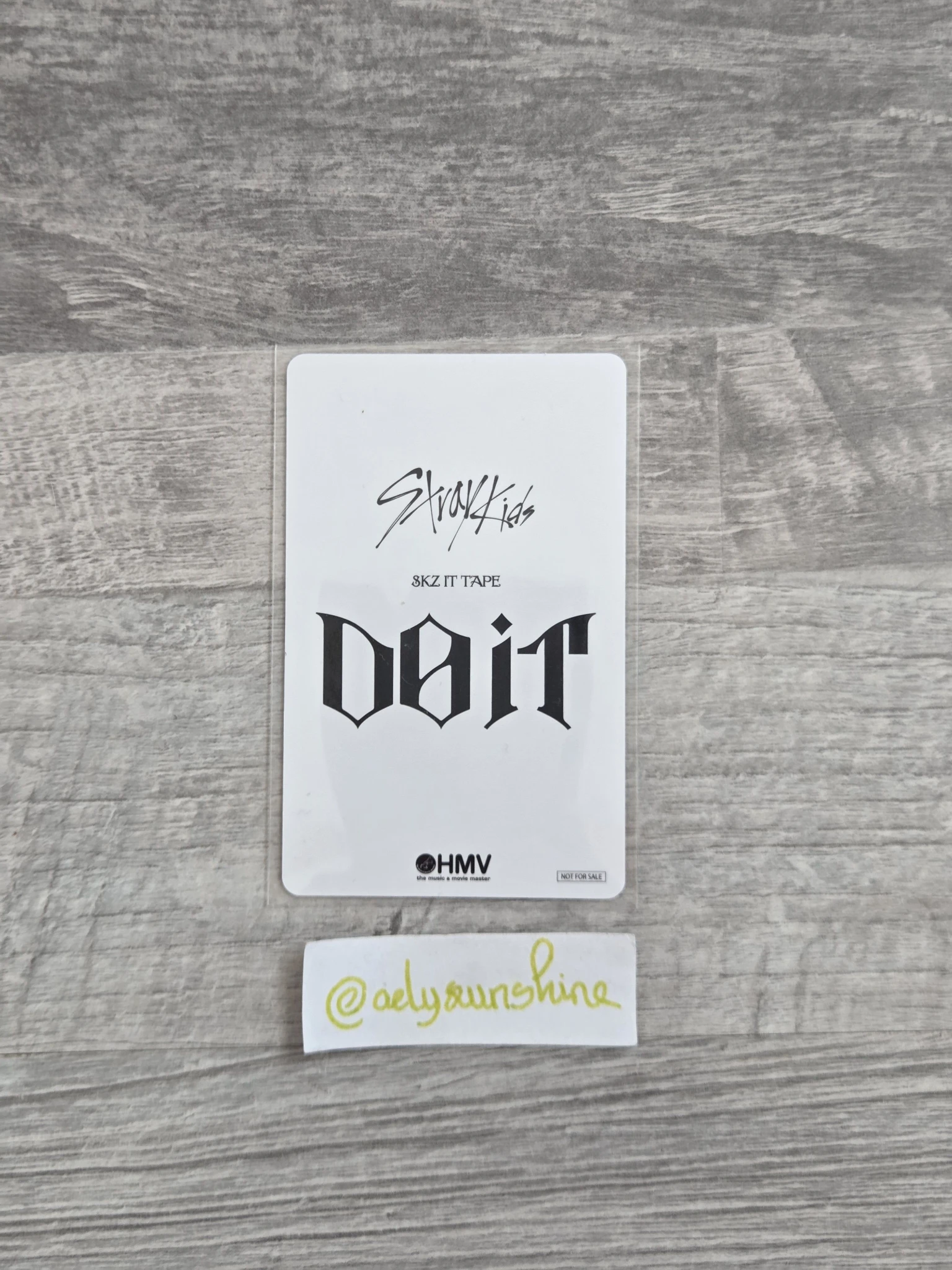 Stray Kids HAN Stray Kids - HAN - Do It Album pre-order benefit (pob) lucky draw B version hmv listing photo 2