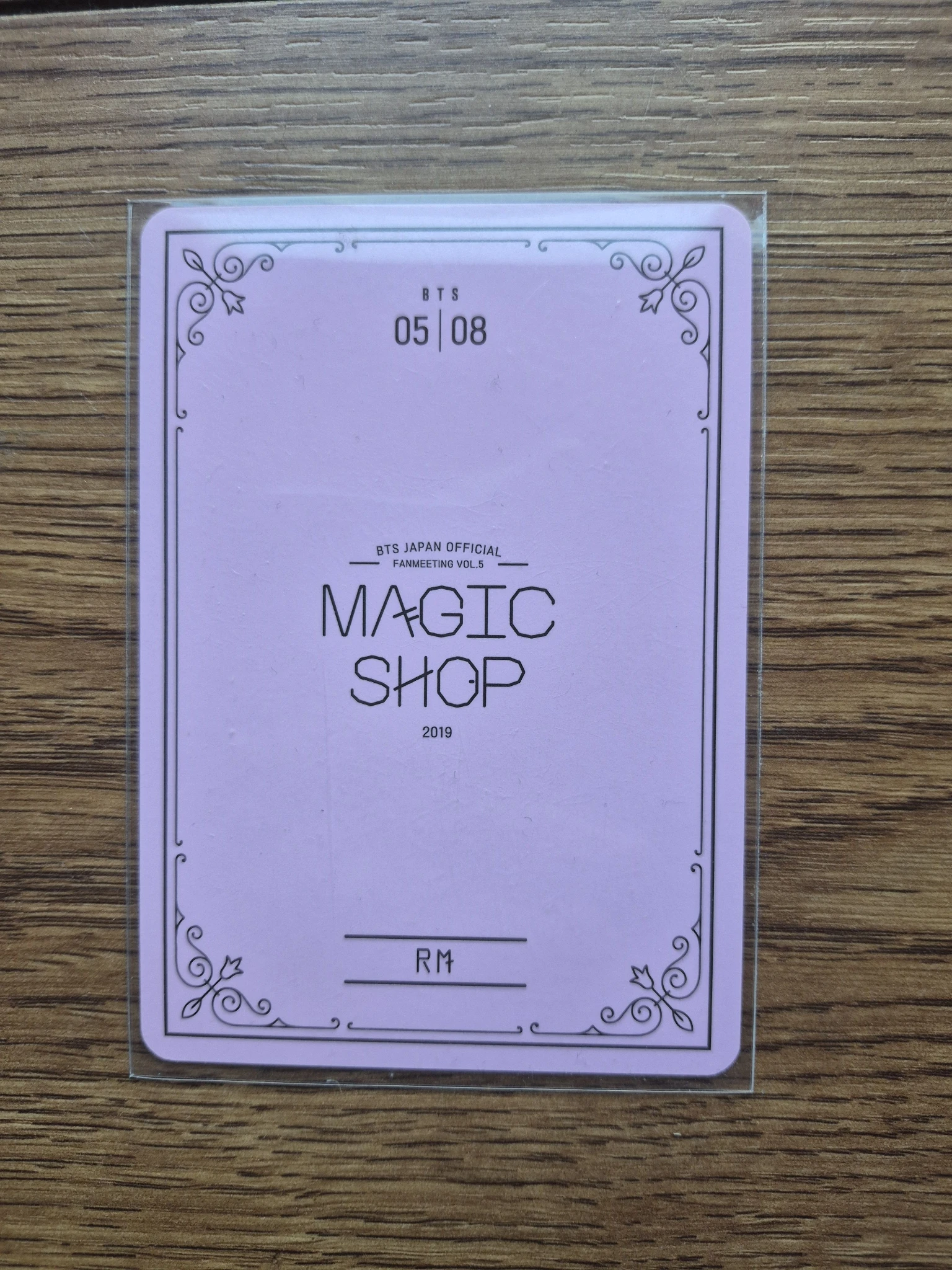 BTS RM BTS - RM - Japan Official Fanmeeting Vol.5 - Magic Shop Event mini photocard listing photo 2