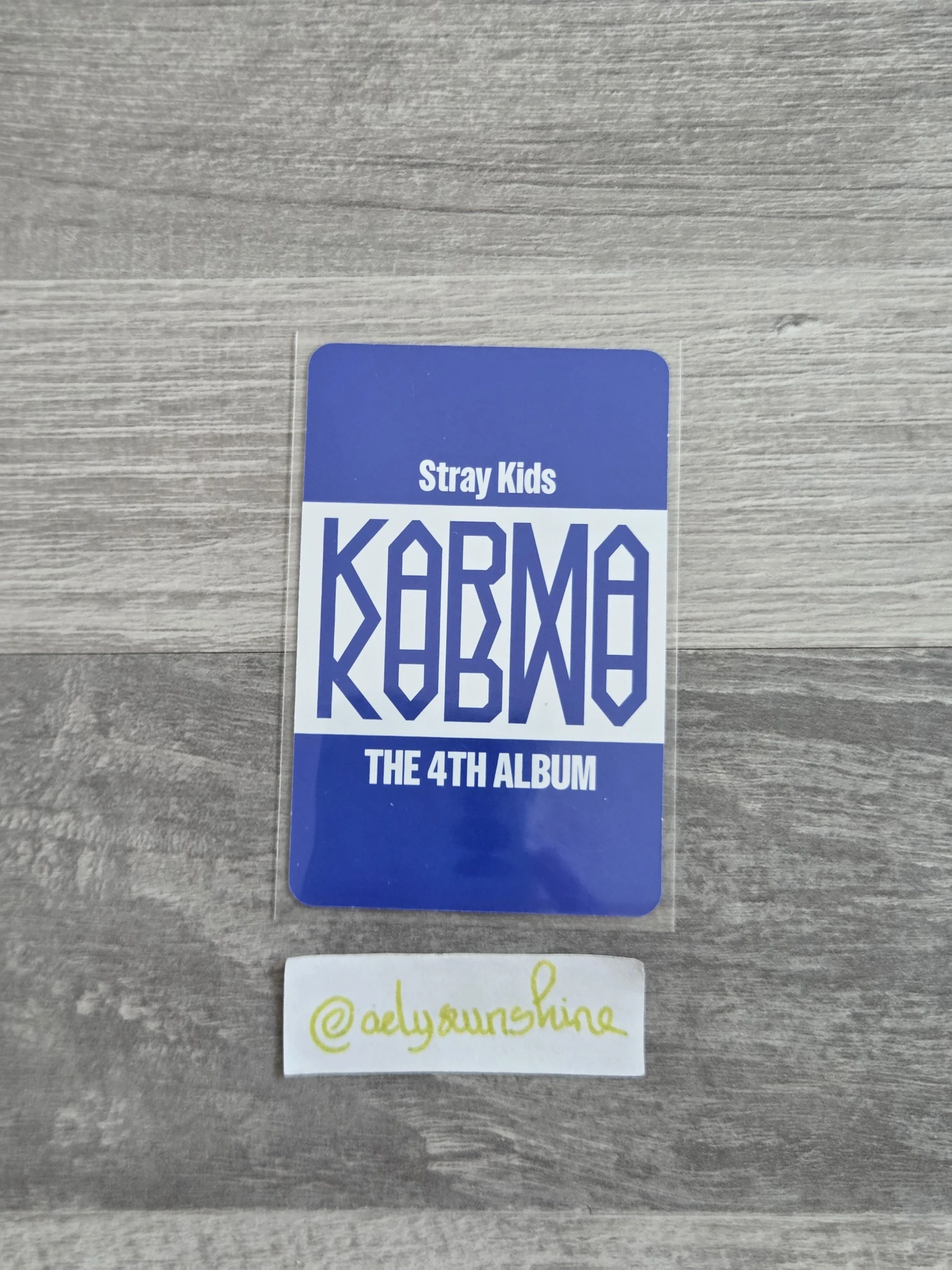 Stray Kids Seungmin Stray Kids - Seungmin - KARMA Album album photocard listing photo 2
