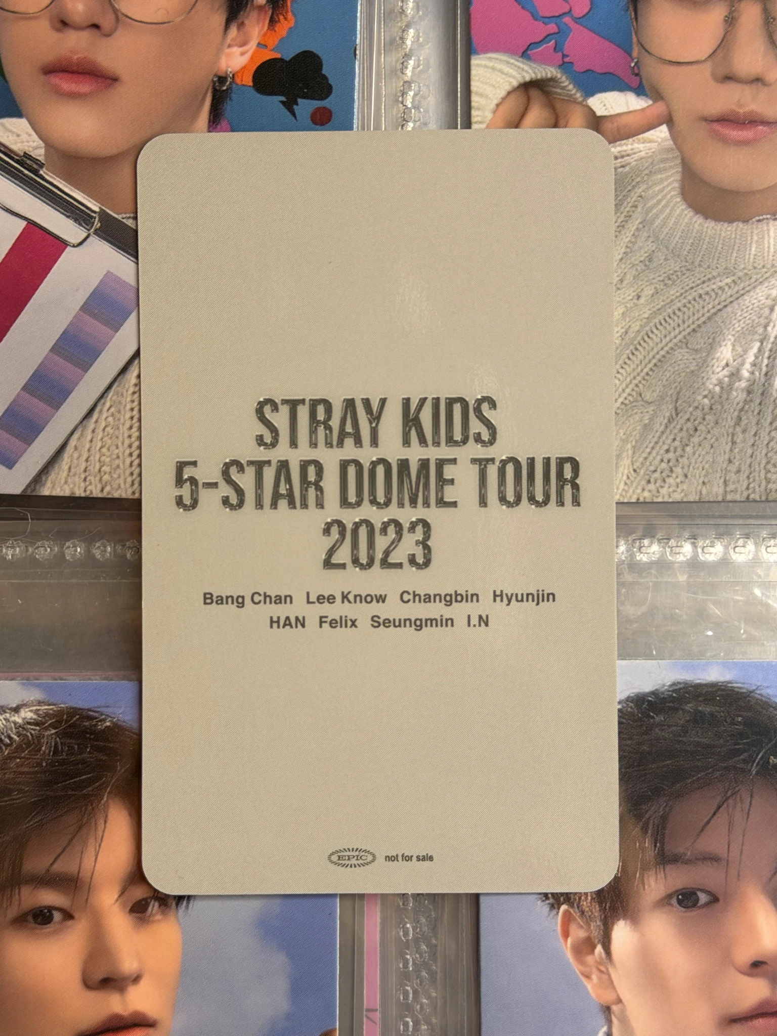 Stray Kids Hyunjin Stray Kids - Hyunjin - 5-Star Dome Tour 2023 Event nagoya day 1 purchase benefit venue-limited social path listing photo 2
